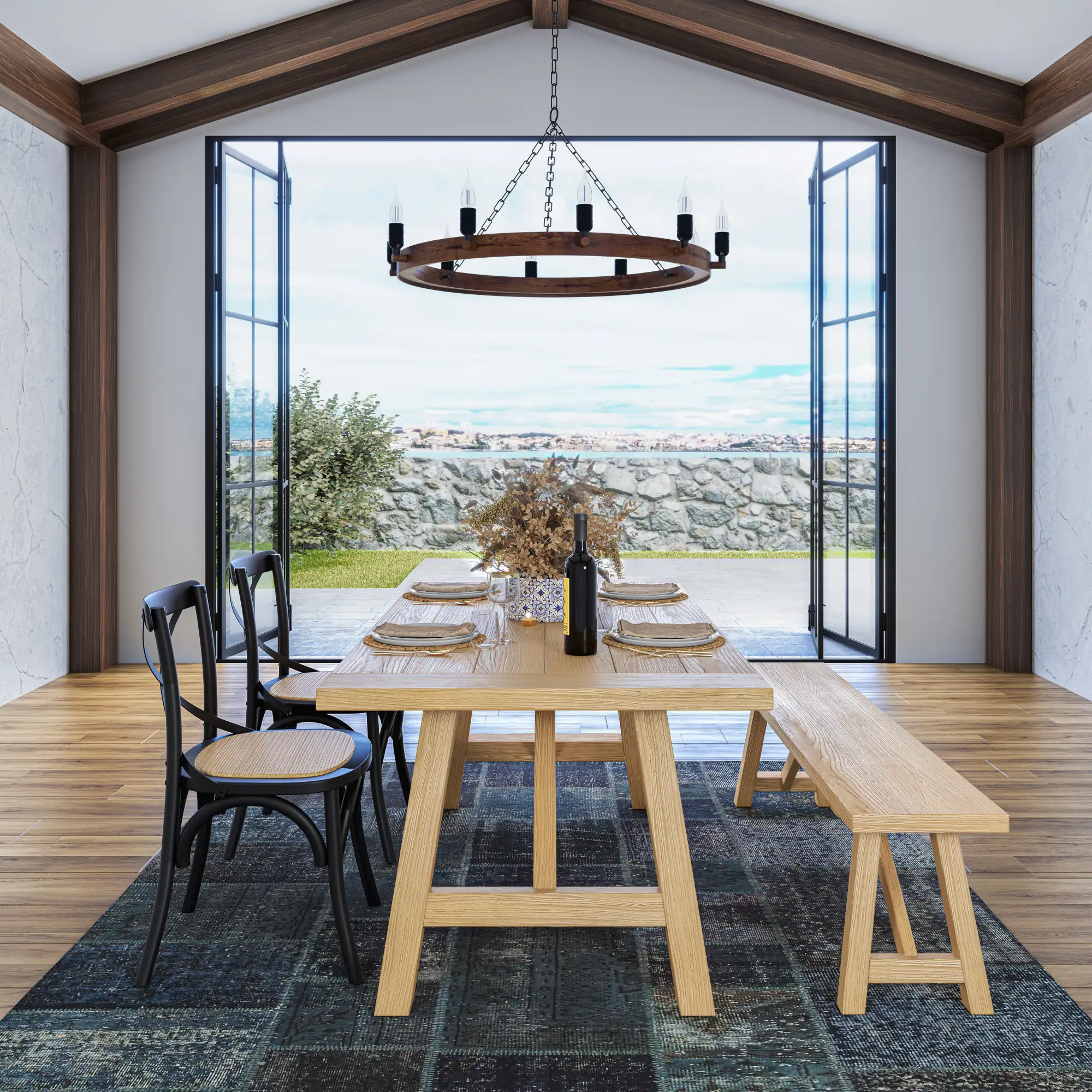 Cascais 72" Rectangular Dining Table - Image 10