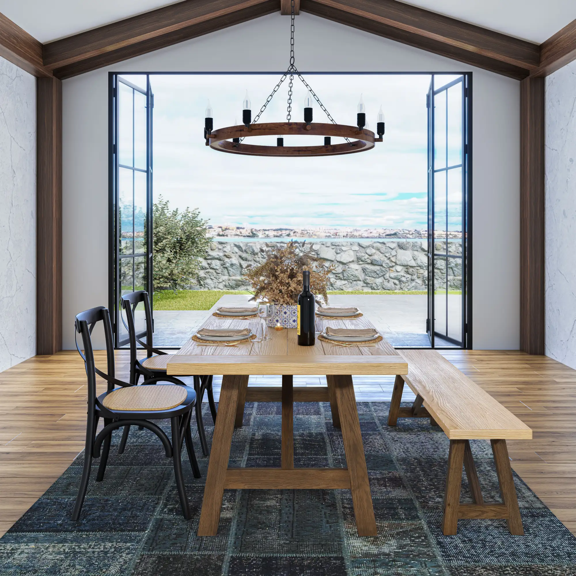 Cascais 72" Rectangular Dining Table - Image 11