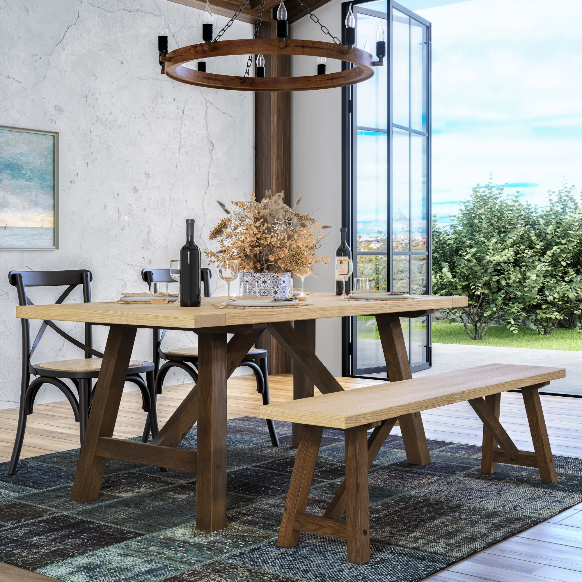 Cascais 72" Rectangular Dining Table - Image 13