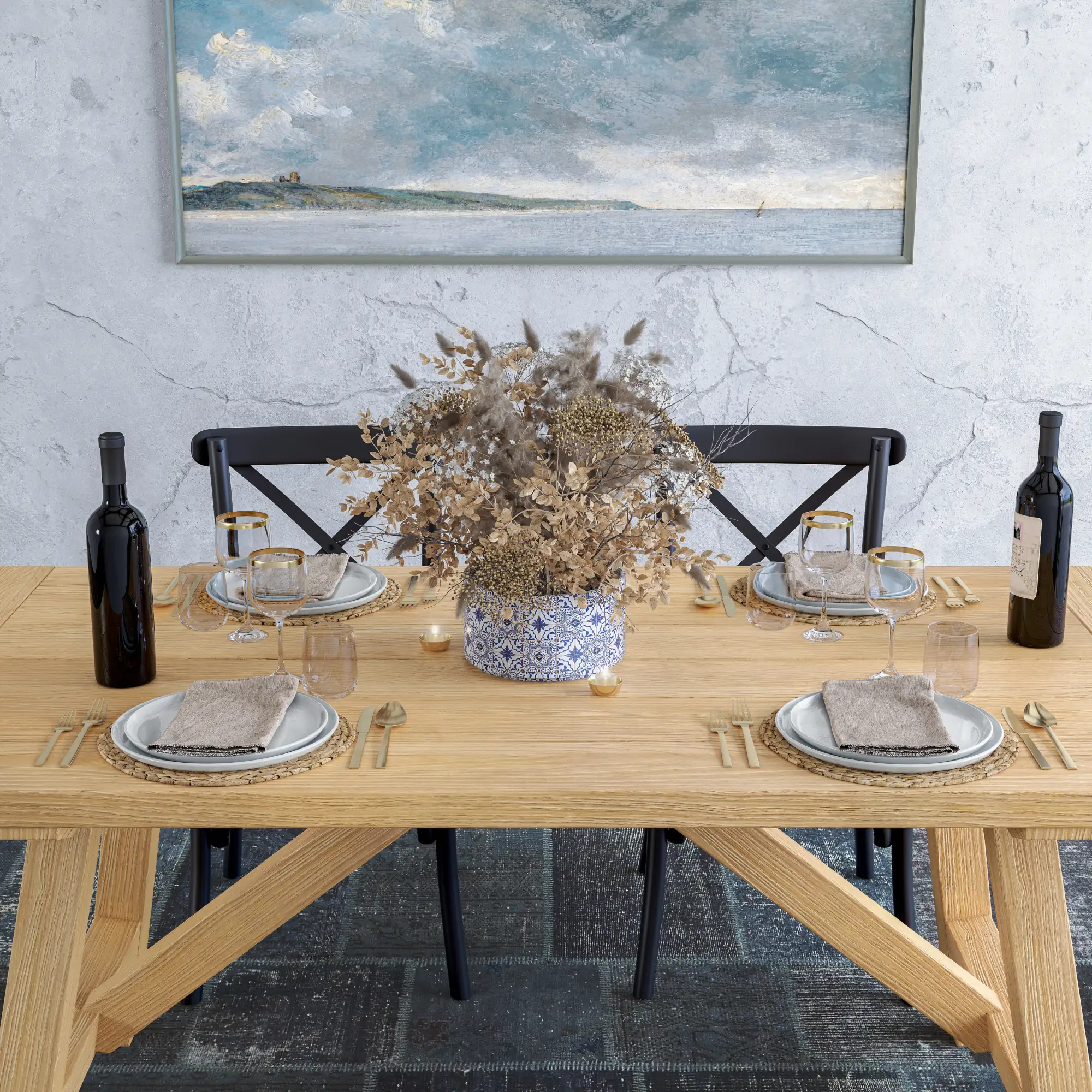 Cascais 72" Rectangular Dining Table - Image 15