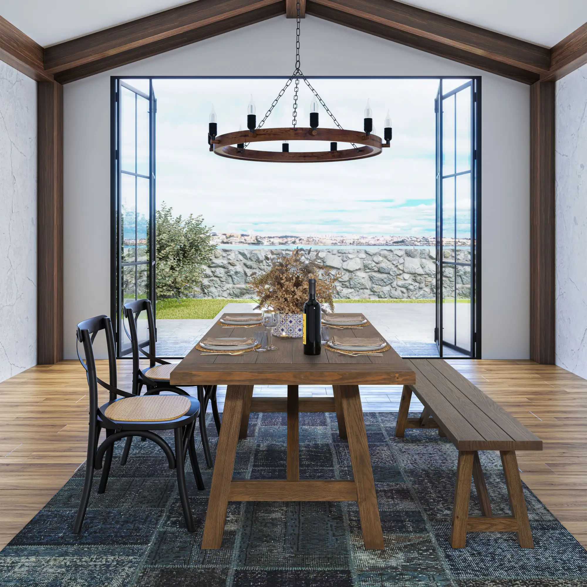 Cascais 72" Rectangular Dining Table - Image 6