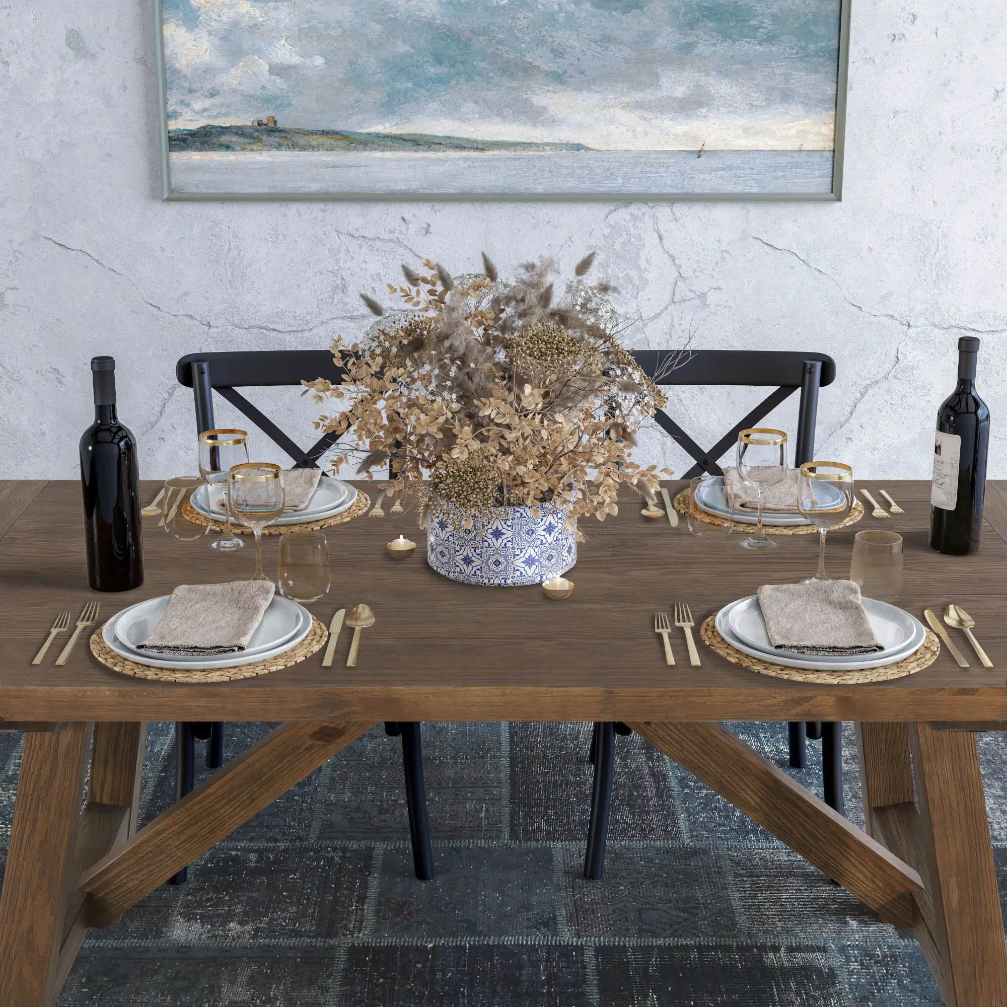 Cascais 72" Rectangular Dining Table - Image 8