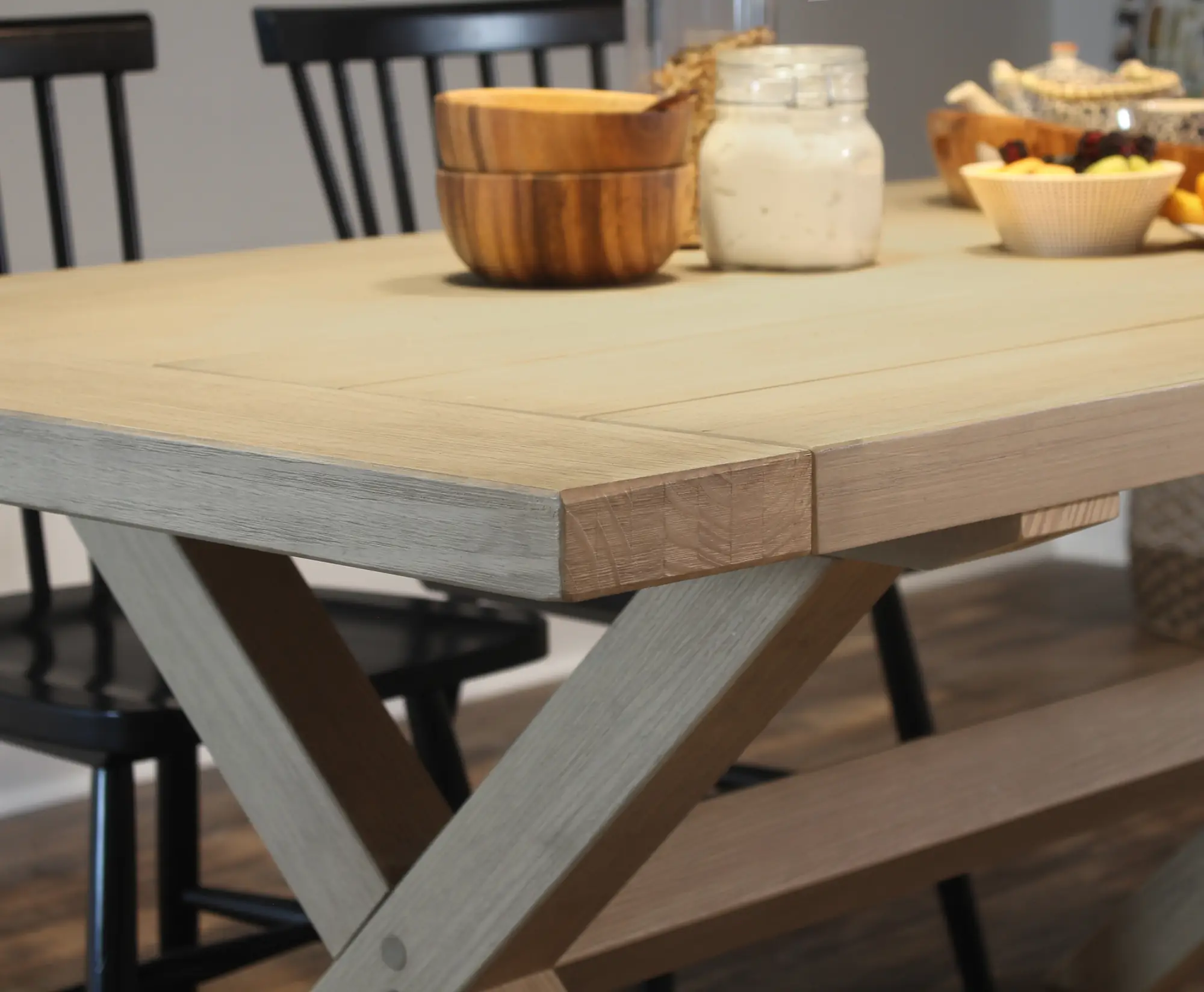 Cascais 72" Table & Bench Dining Set (3-piece) - Image 37