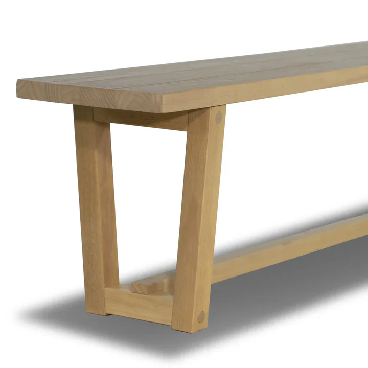 Cascais 72" Table & Bench Dining Set (3-piece) - Image 40