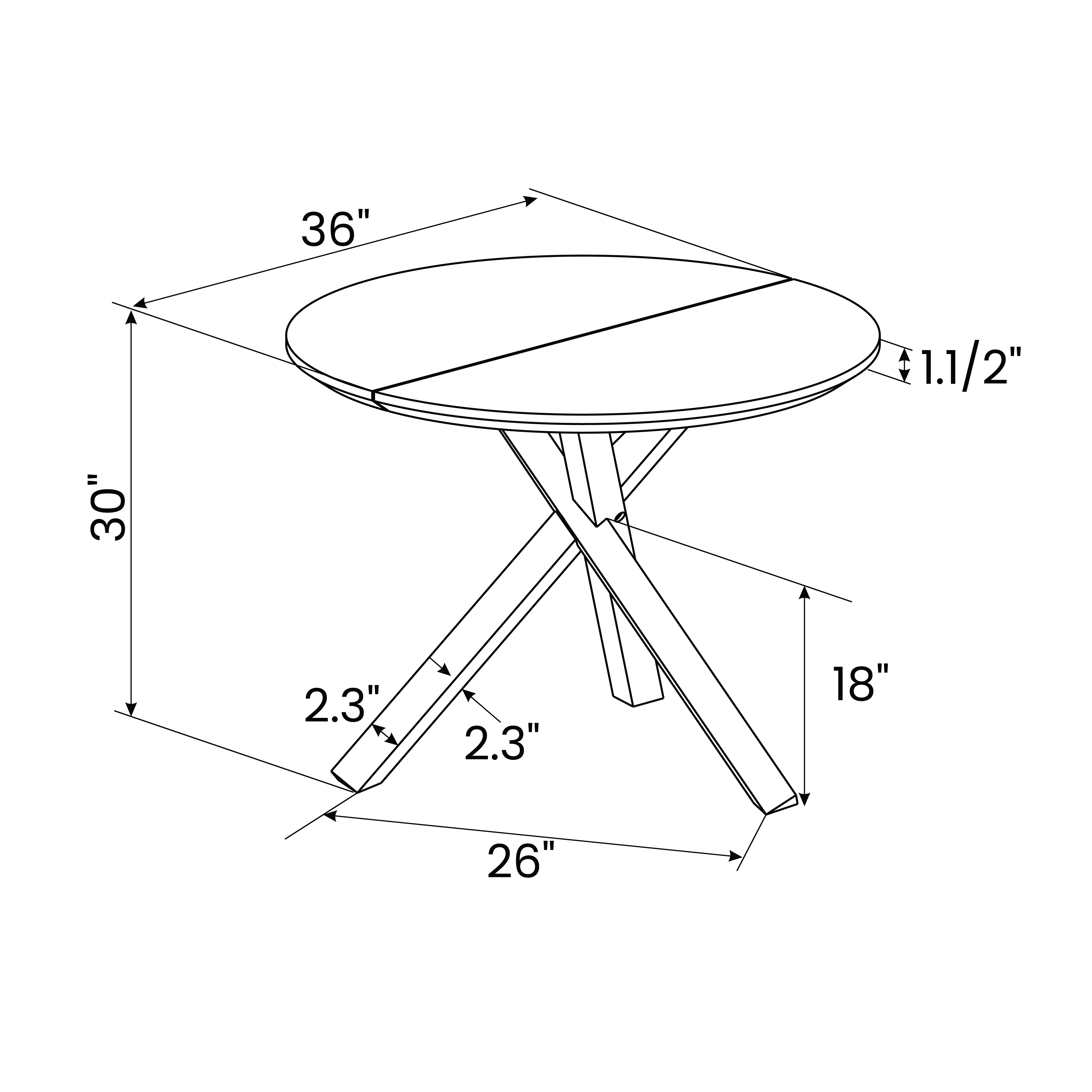 Cascais Round Dining Table - Image 40