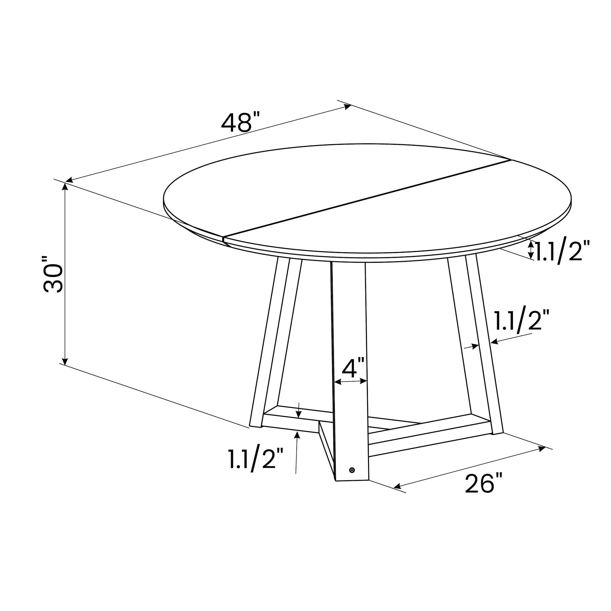 Cascais Round Dining Table - Image 42