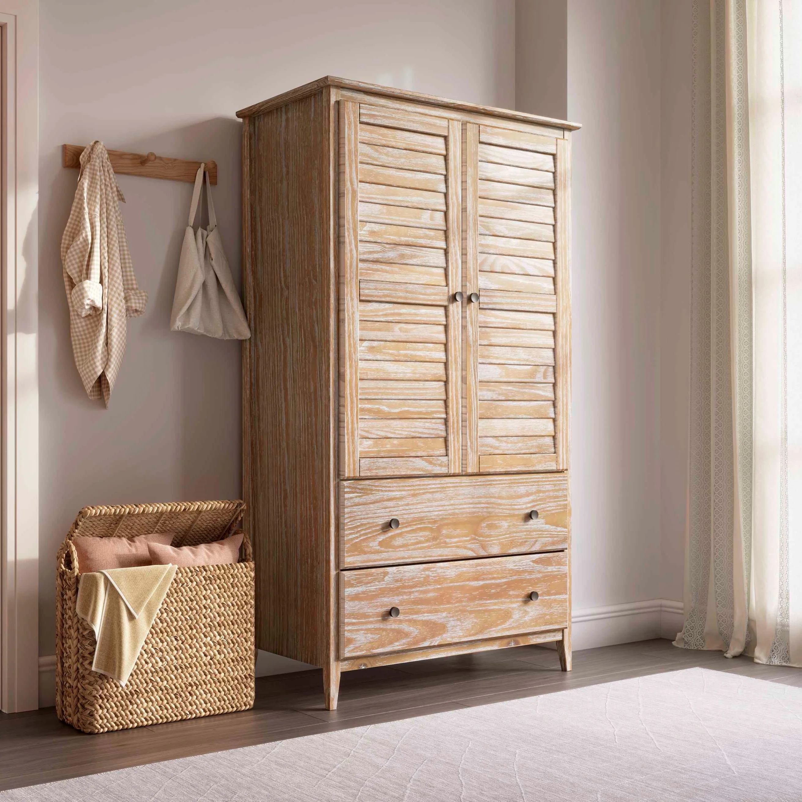 Greenport 2-Door Wardrobe - Image 10