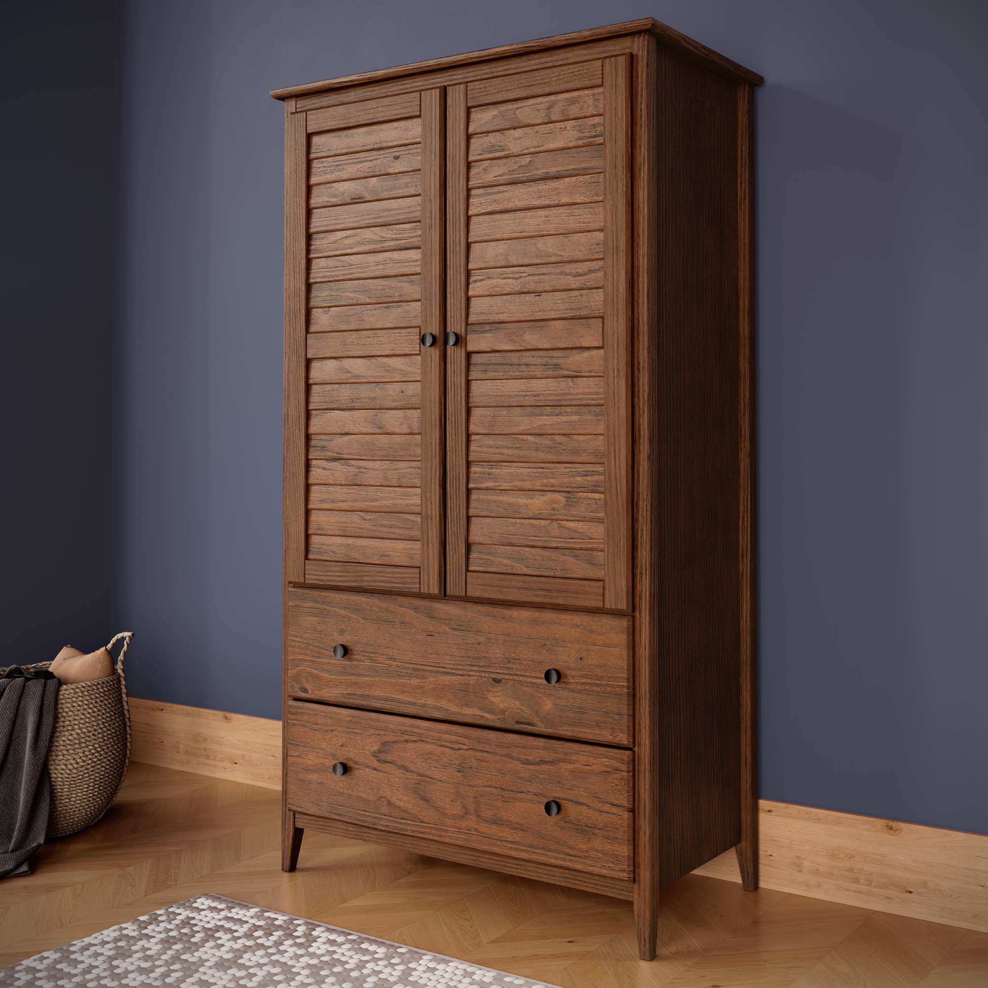 Greenport 2-Door Wardrobe - Image 25
