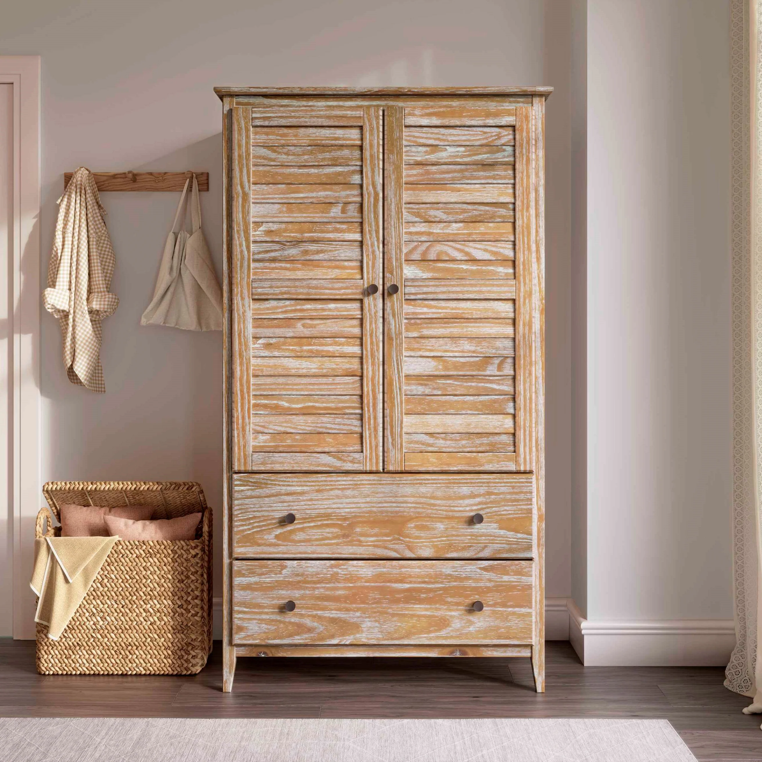 Greenport 2-Door Wardrobe - Image 4