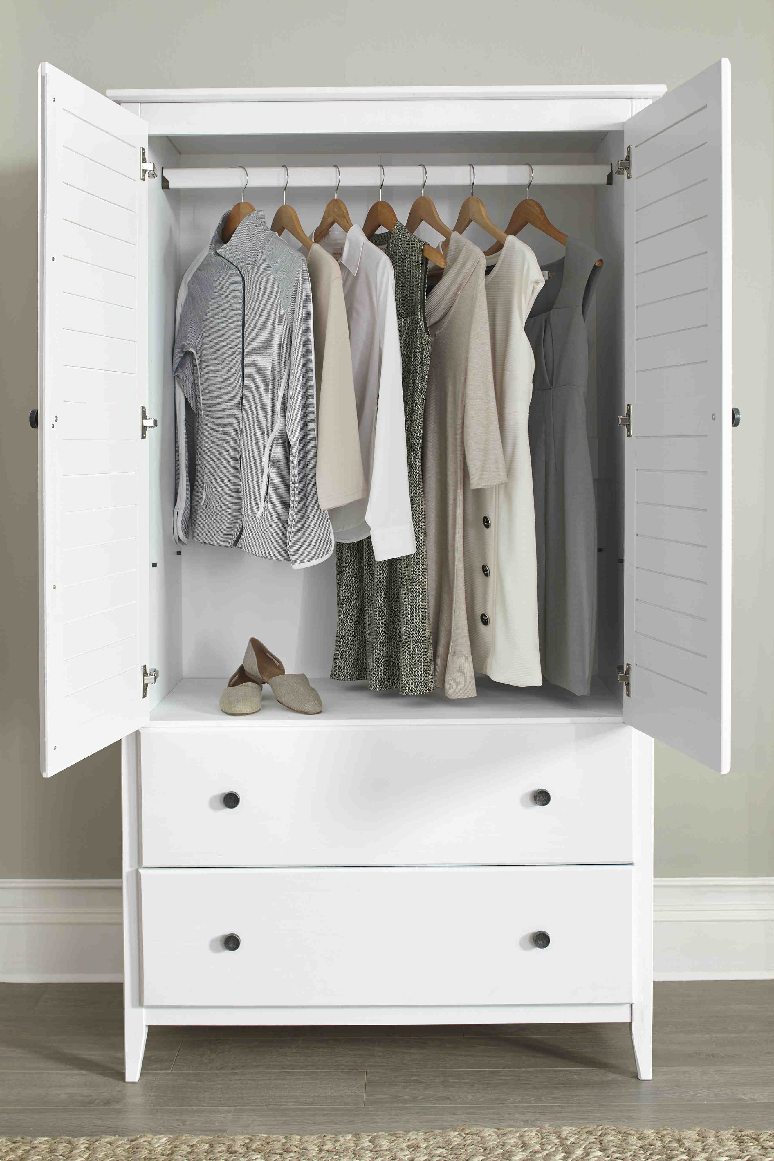 Greenport 2-Door Wardrobe - Image 7