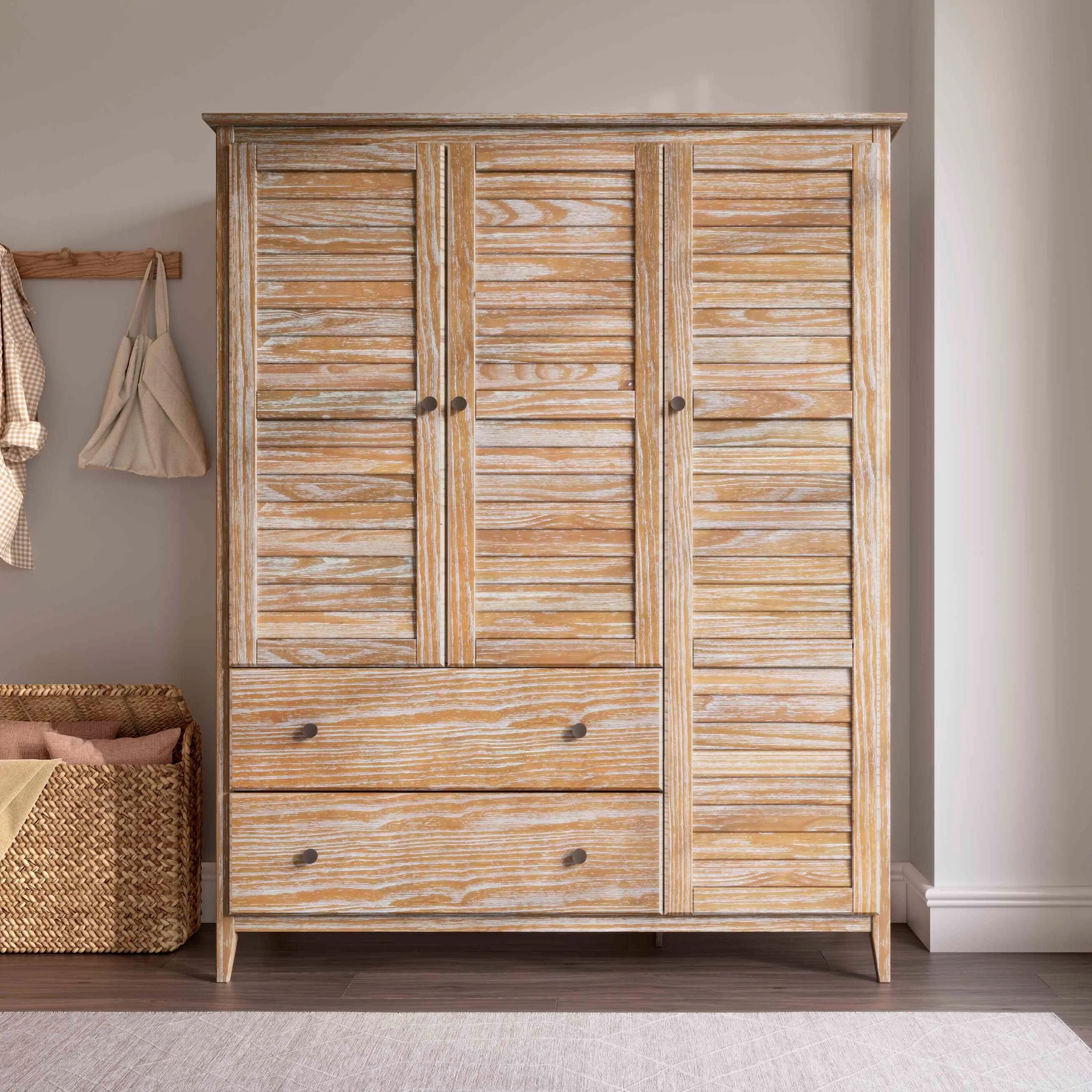 Greenport 3-Door Wardrobe - Image 10