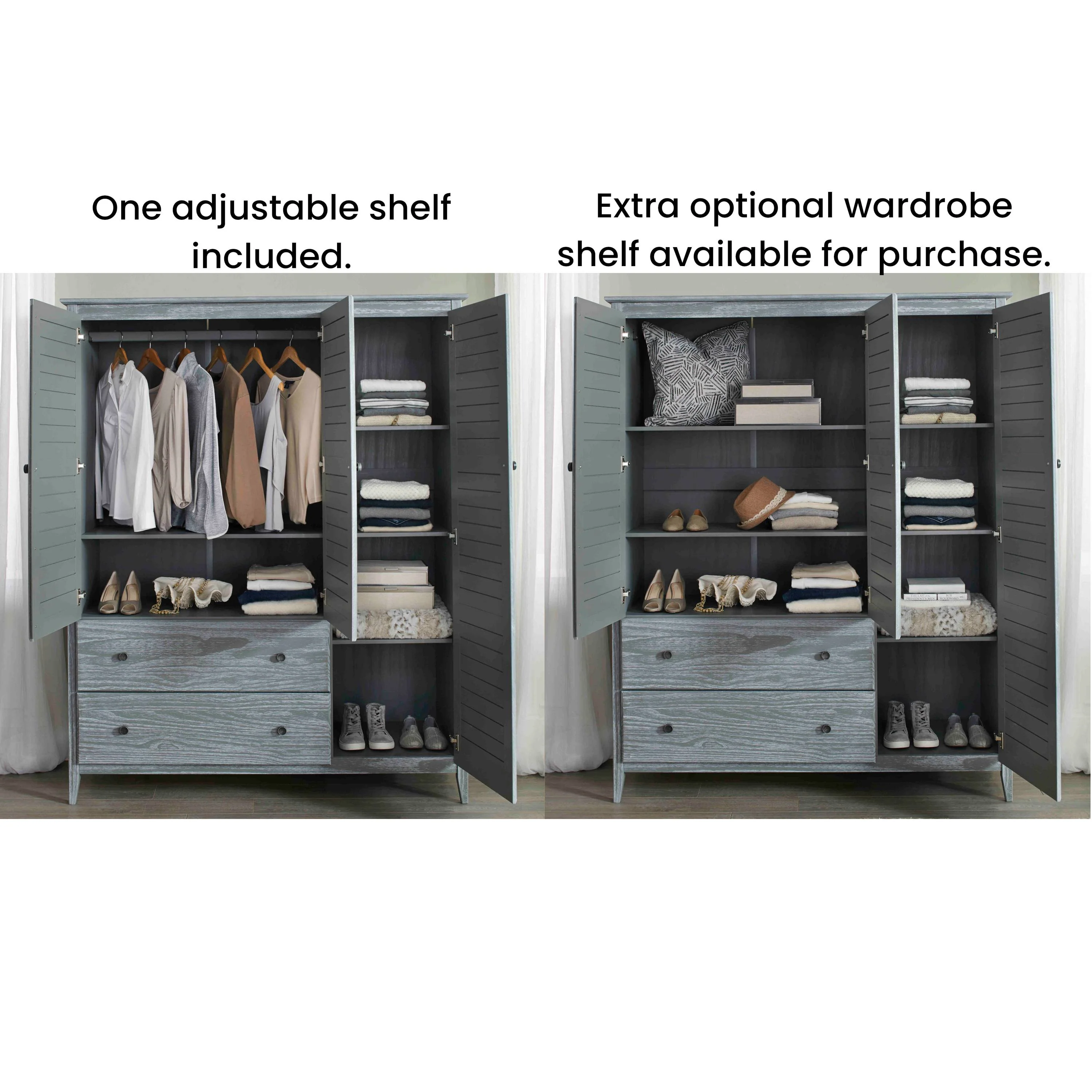 Greenport 3-Door Wardrobe - Image 13