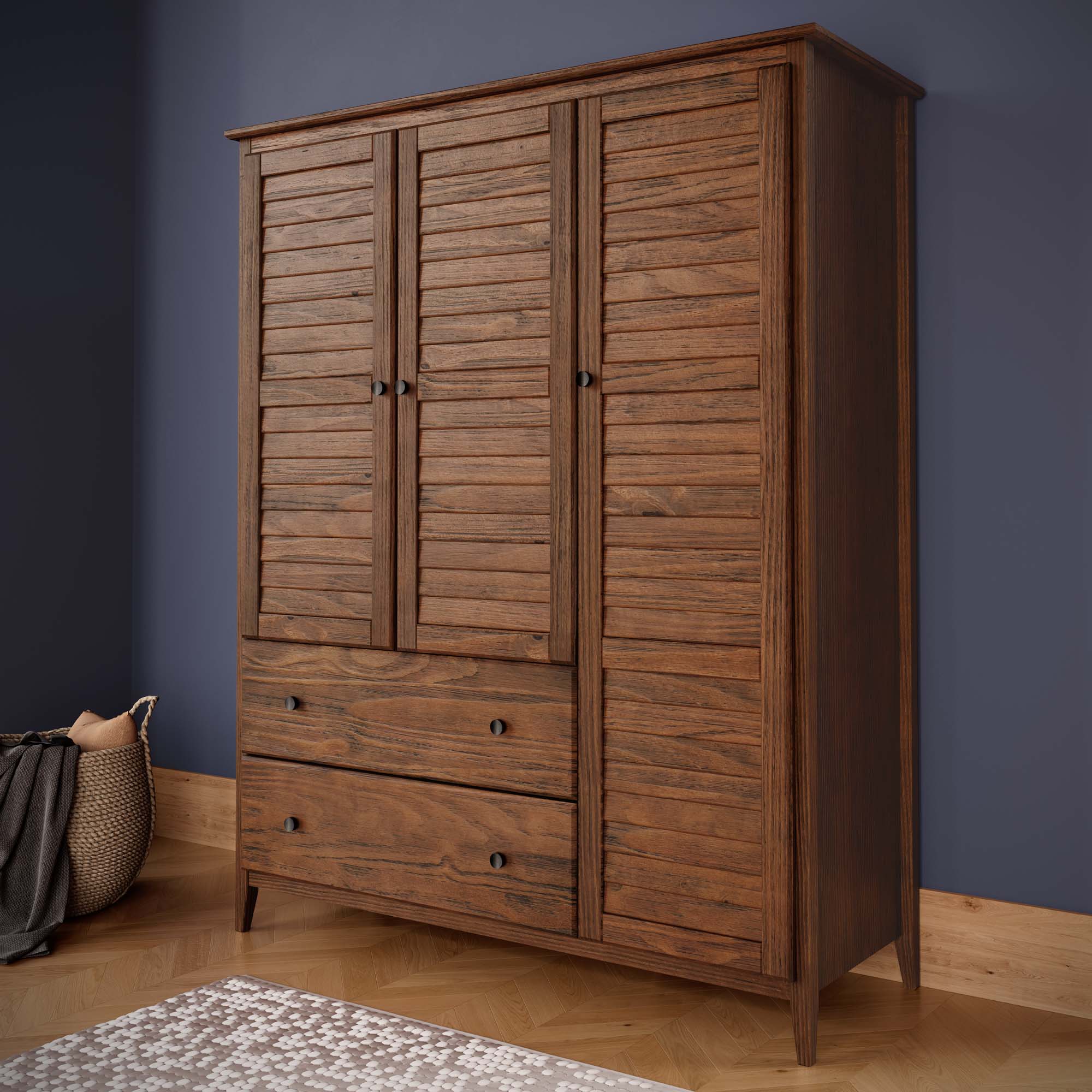 Greenport 3-Door Wardrobe - Image 20