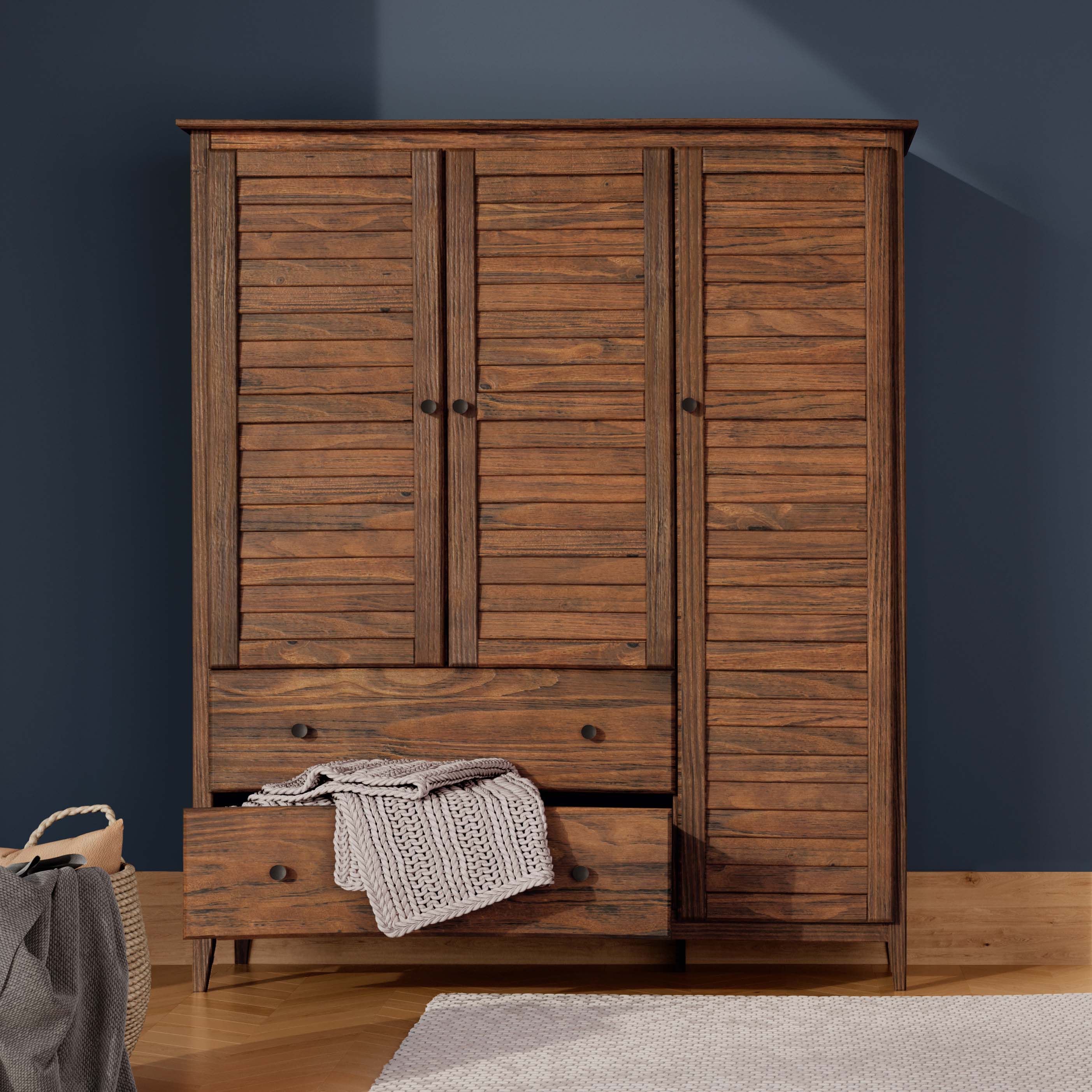 Greenport 3-Door Wardrobe - Image 21