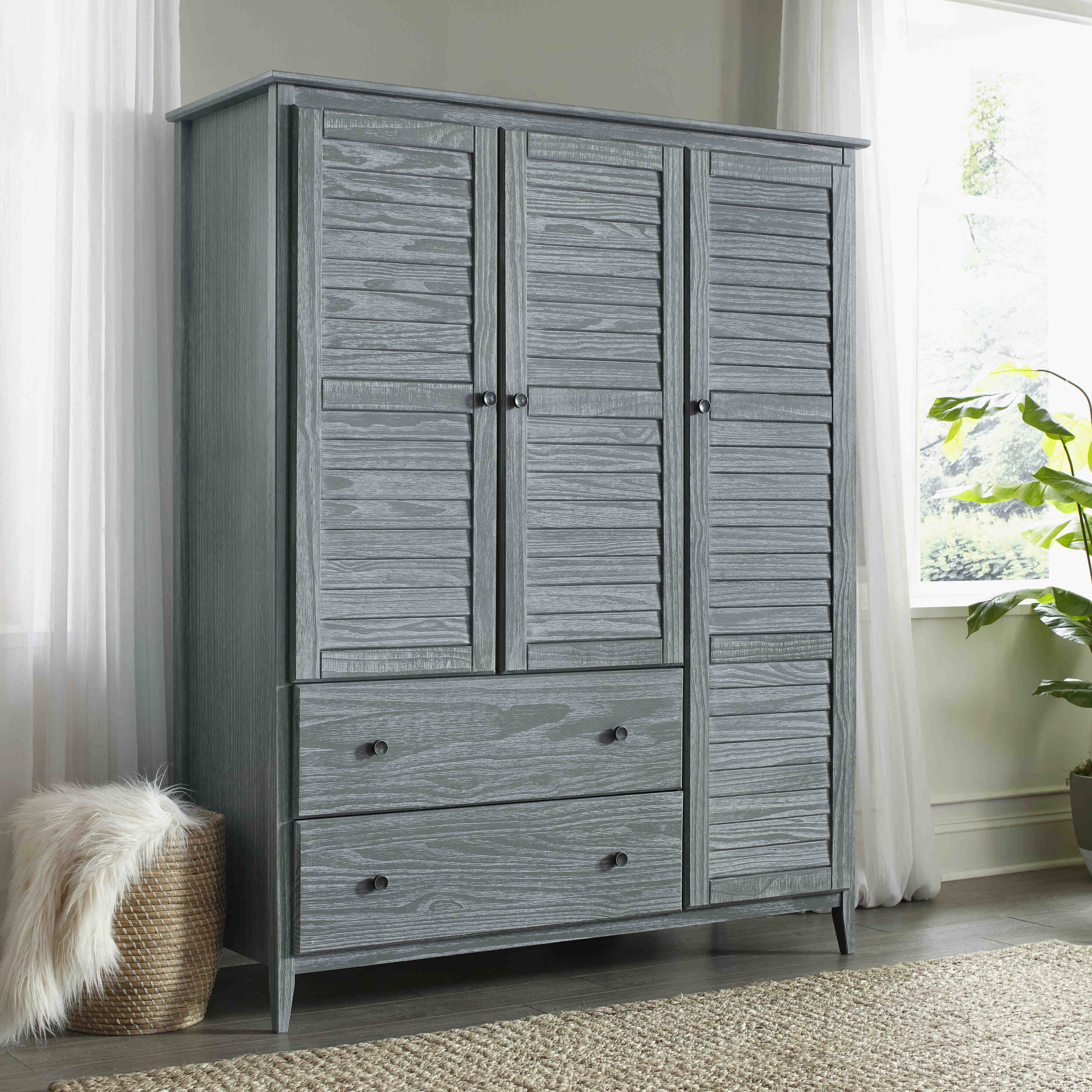 Greenport 3-Door Wardrobe - Image 3