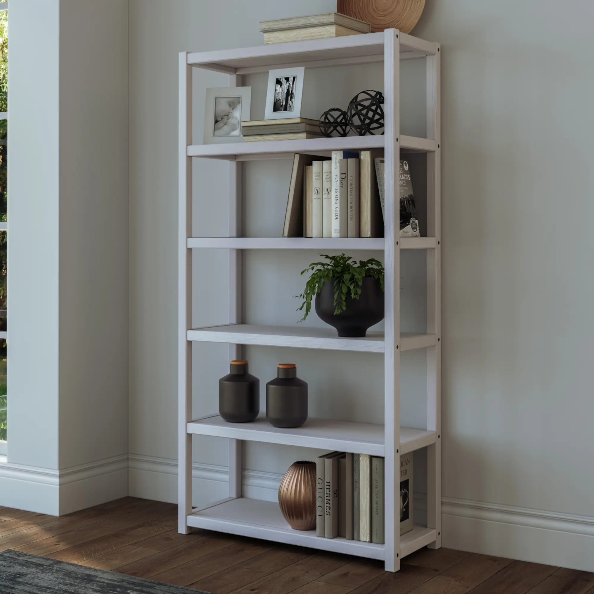 Greenport 72" Bookcase Set (2-piece) - Image 4