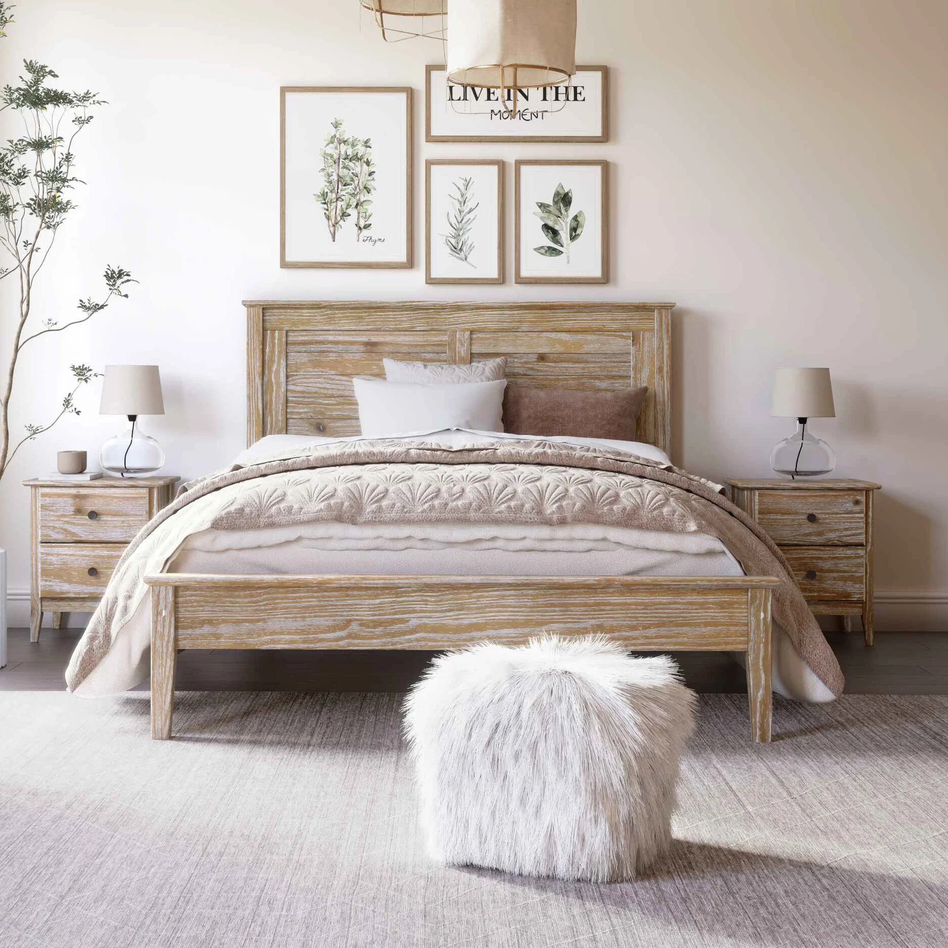 Greenport Louvered Platform Bed - Image 3
