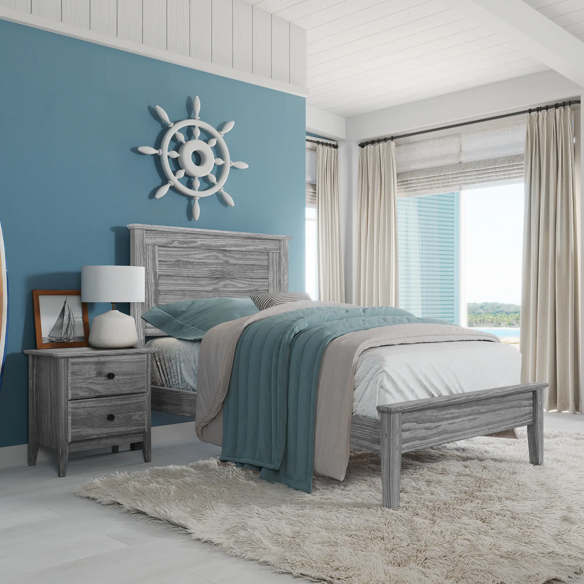 Greenport Louvered Platform Bed - Image 34