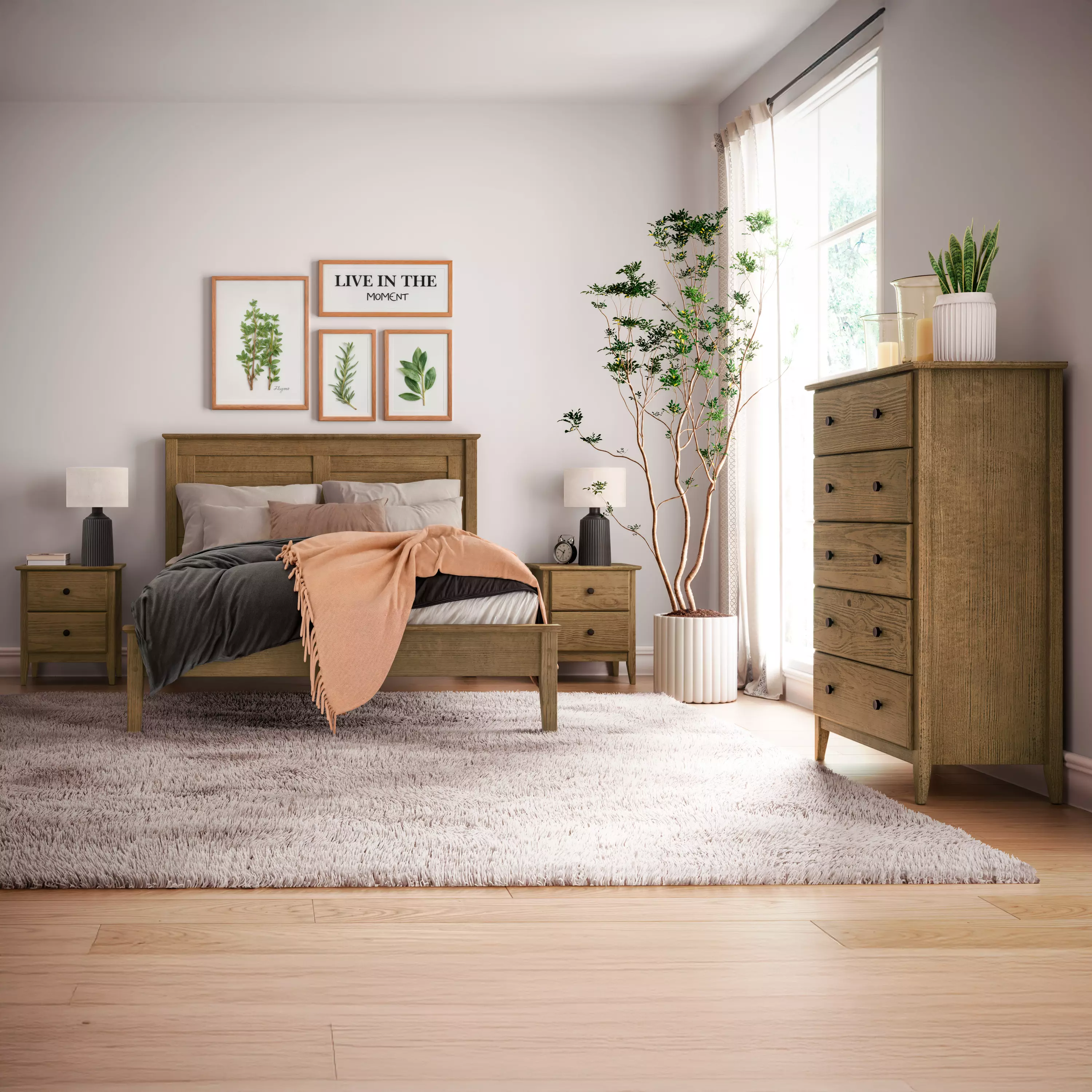 Greenport Louvered Platform Bed - Image 62