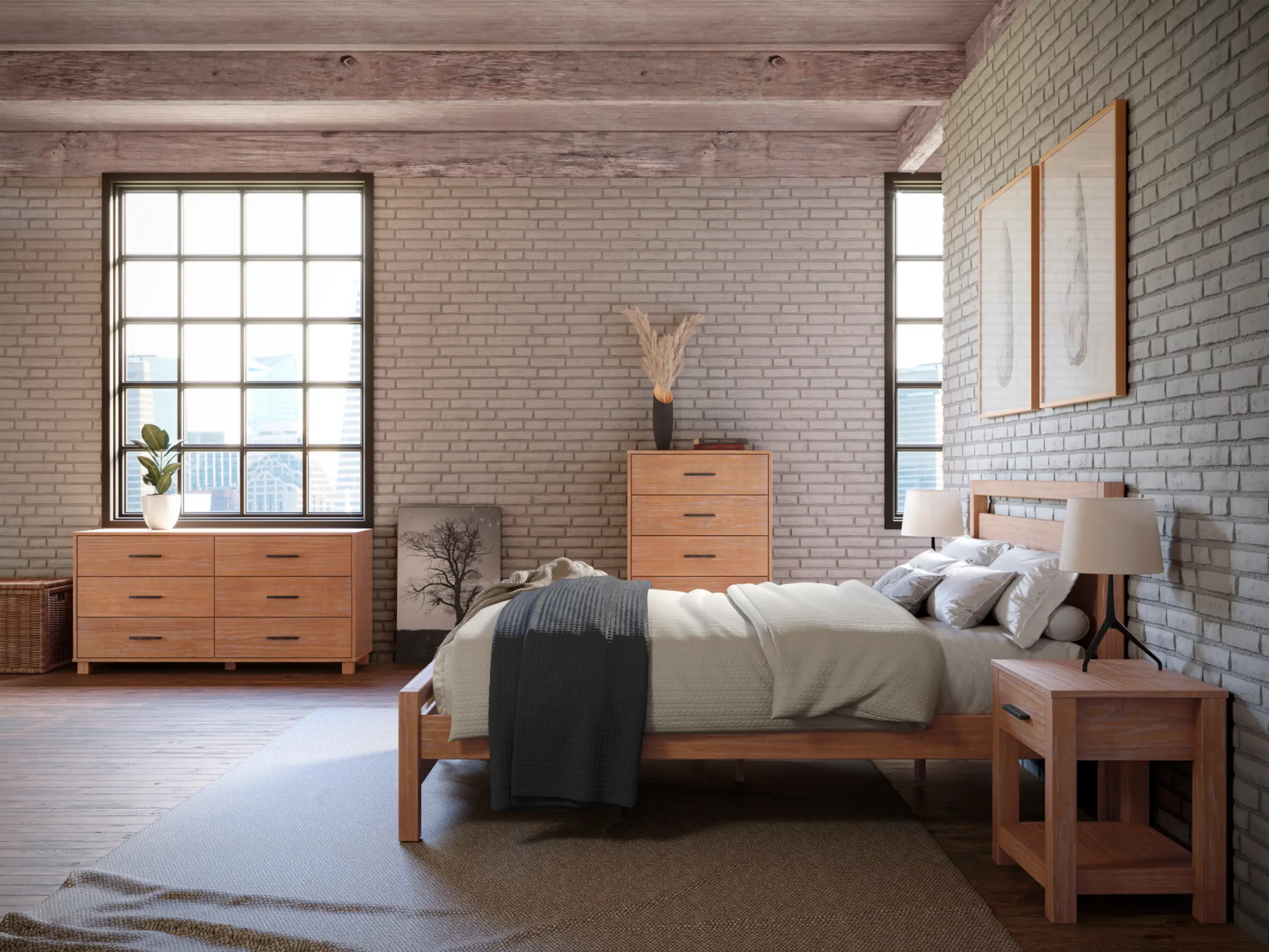 Loft Bedroom Set (5-piece) - Image 4