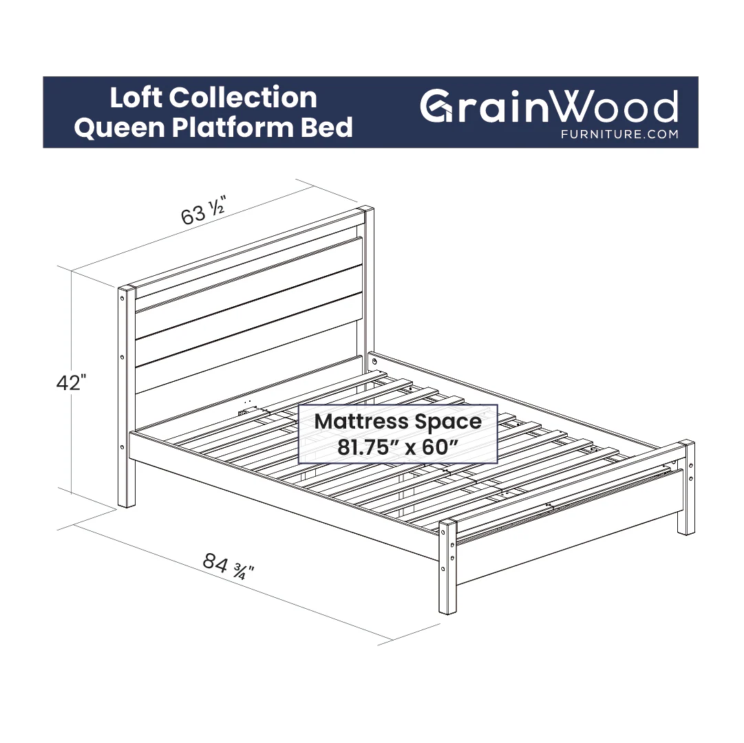 Loft Platform Bed - Image 25