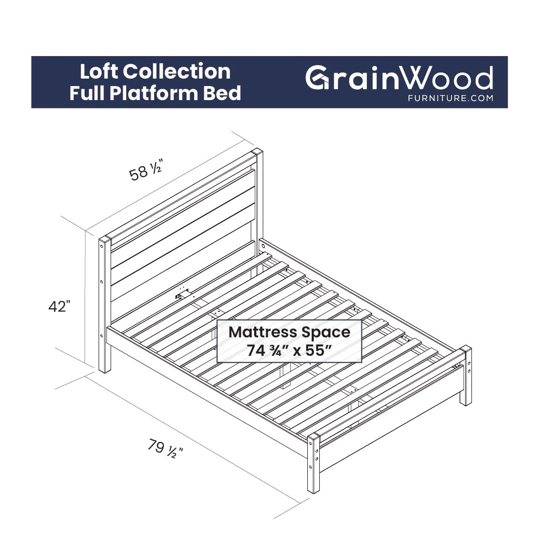 Loft Platform Bed - Image 29
