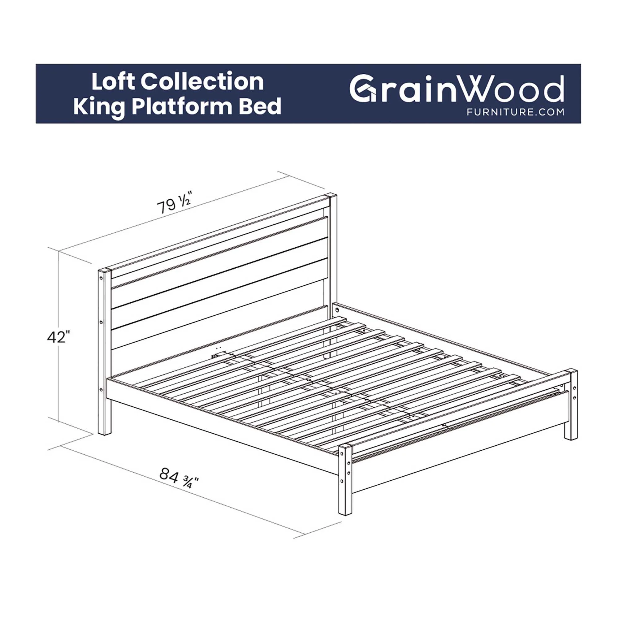 Loft Platform Bed - Image 32