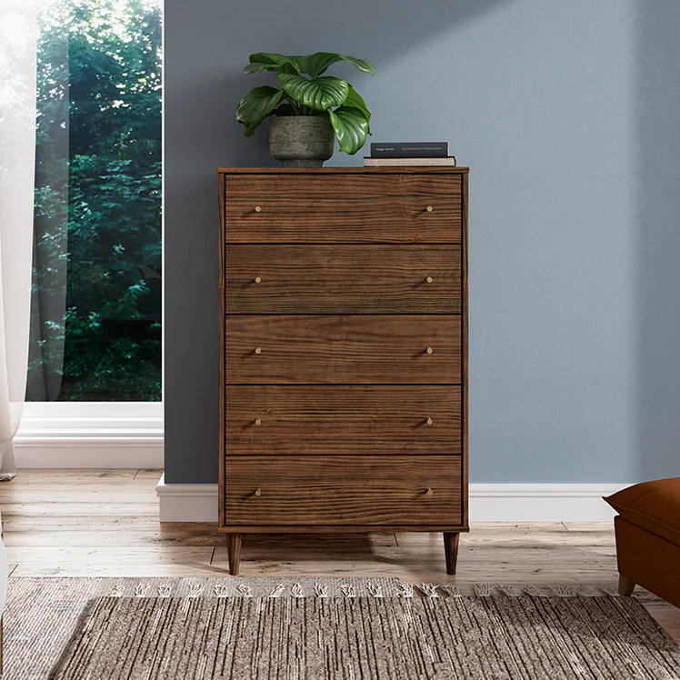 Mid Century 5-Drawer Chest - Image 7