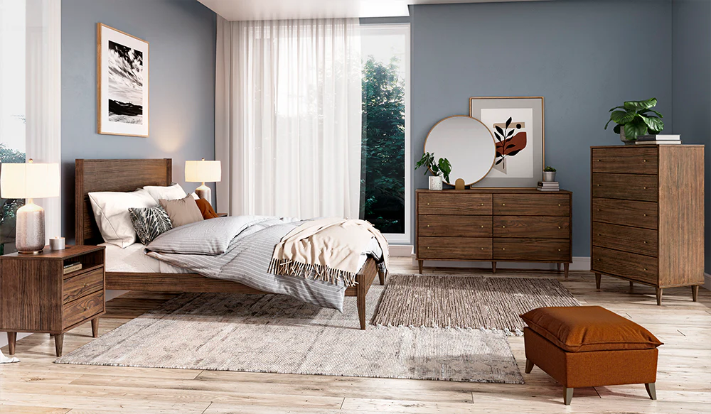 Mid Century Bedroom Set (5-Piece) - Image 4