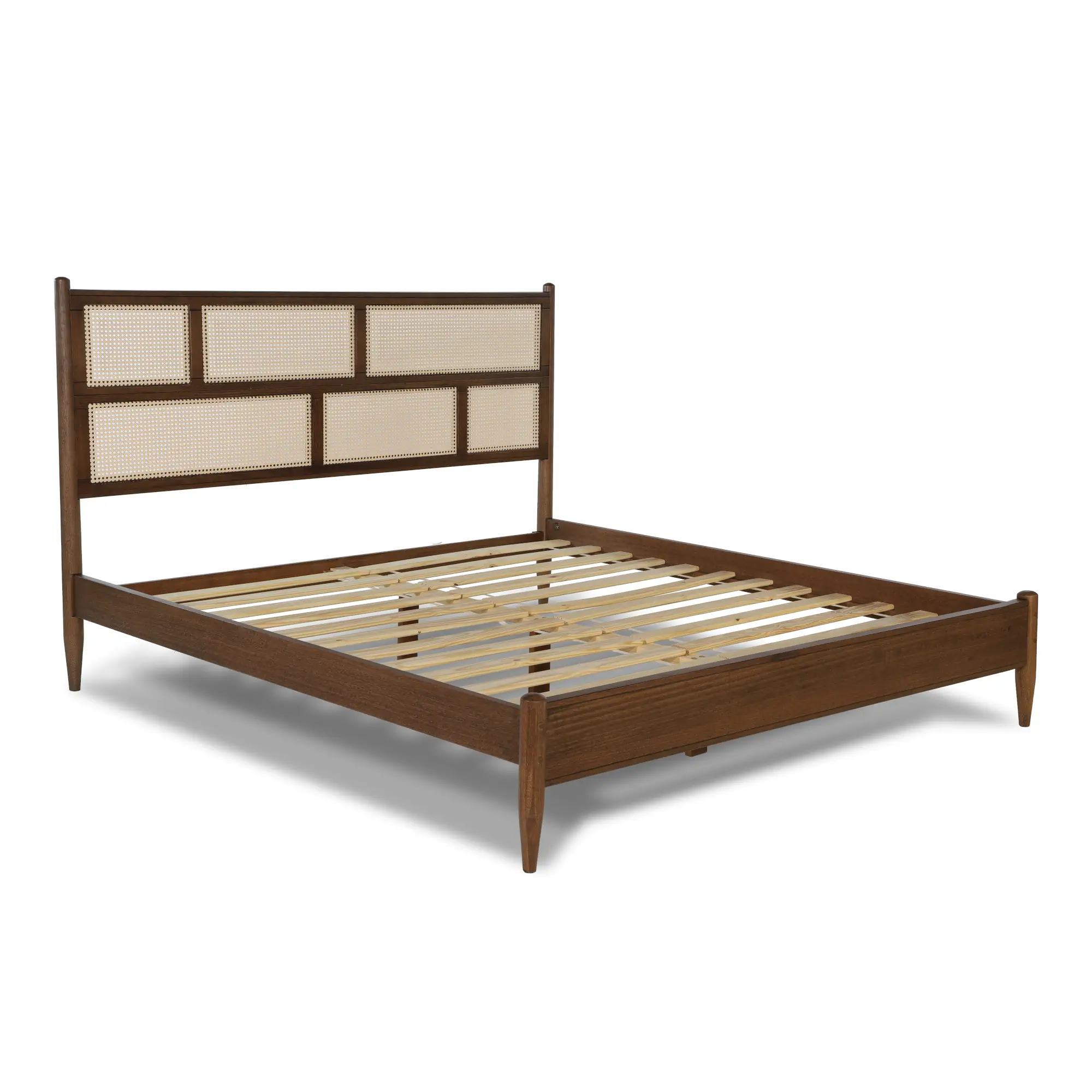 Mid Century Cane Bed - Image 4