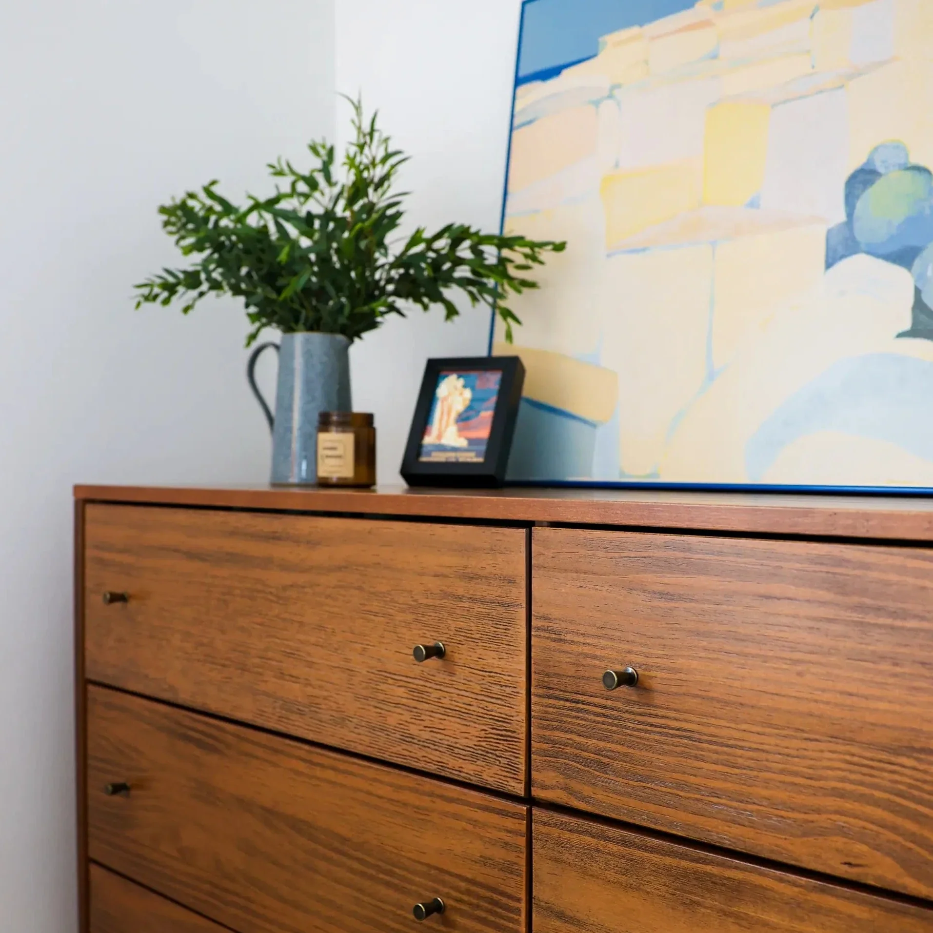 Mid Century Cane Bedroom Set (5-Piece) - Image 5