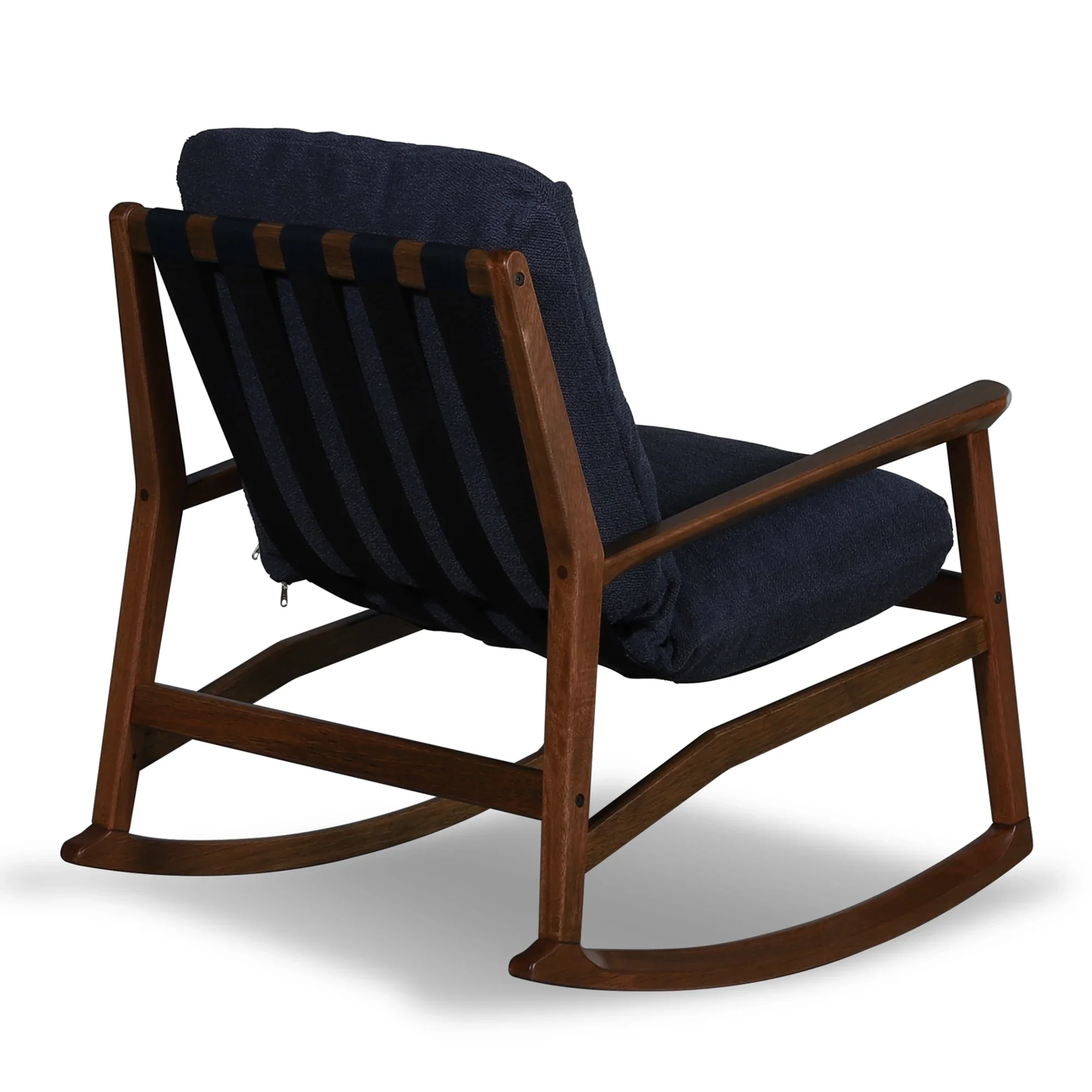 Mid Century Rocking Chair + Ottoman - Image 10