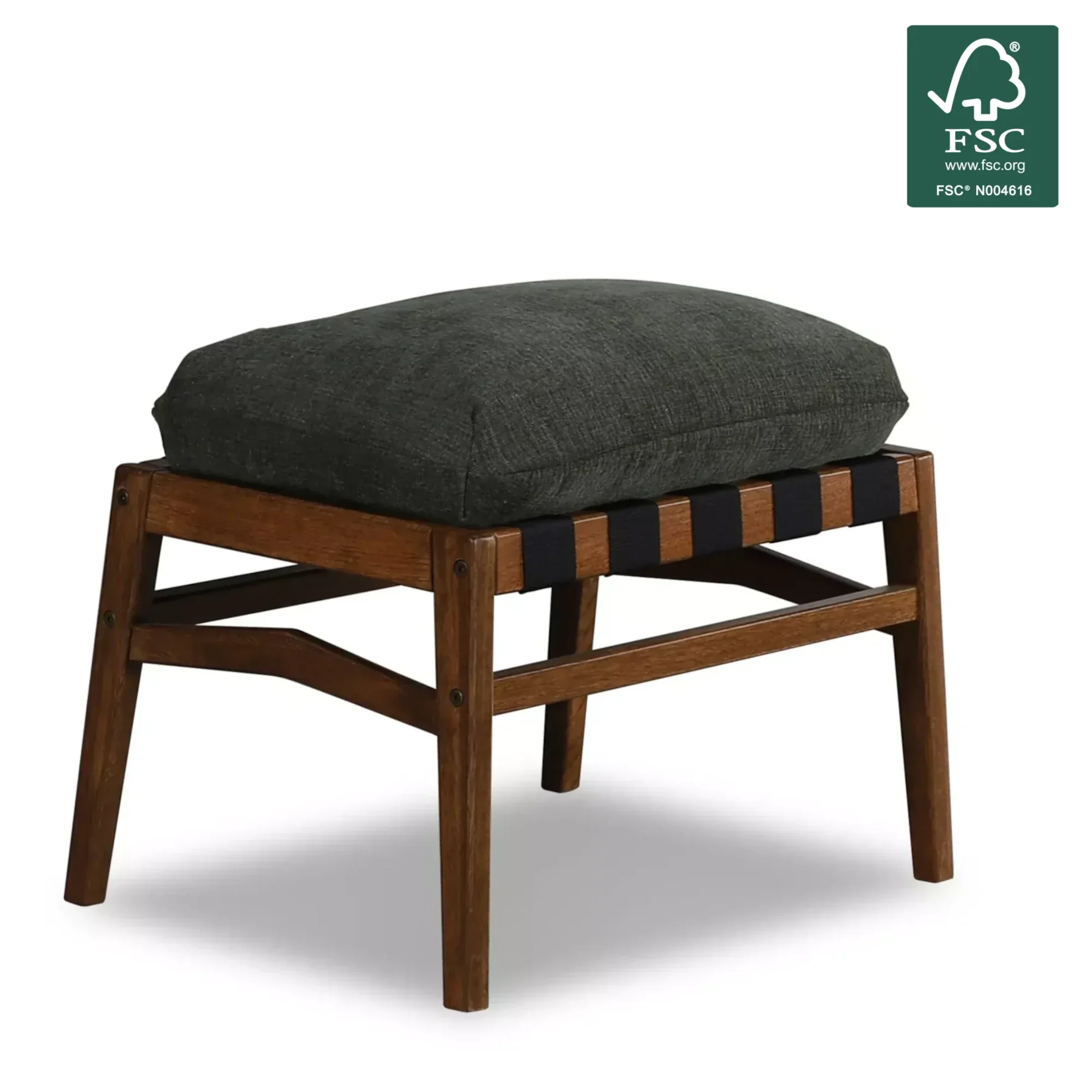 Mid Century Rocking Chair + Ottoman - Image 105