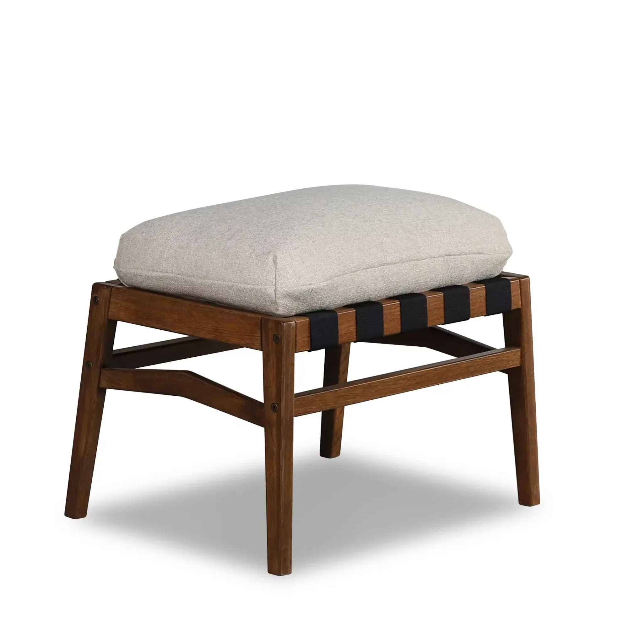 Mid Century Rocking Chair + Ottoman - Image 119