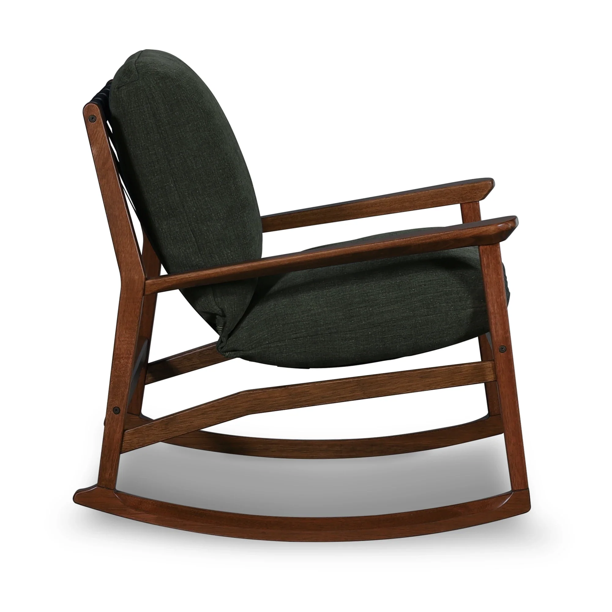 Mid Century Rocking Chair + Ottoman - Image 14