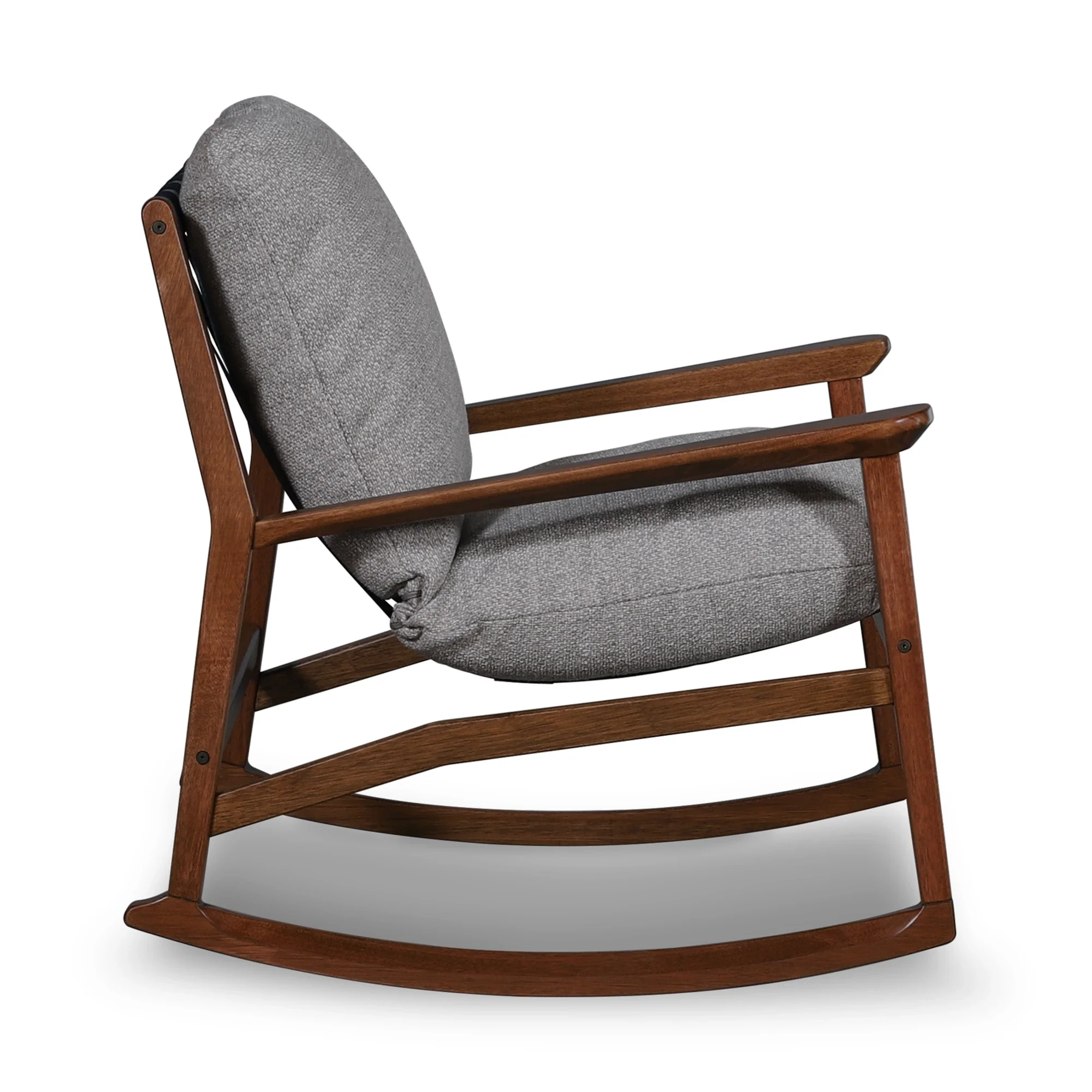 Mid Century Rocking Chair + Ottoman - Image 20