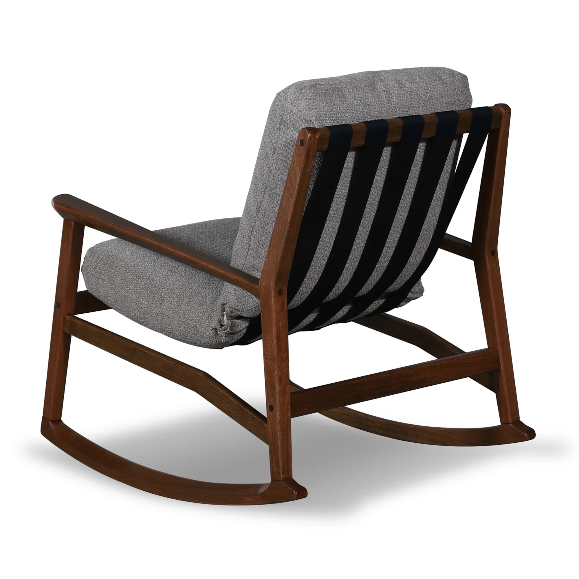 Mid Century Rocking Chair + Ottoman - Image 22