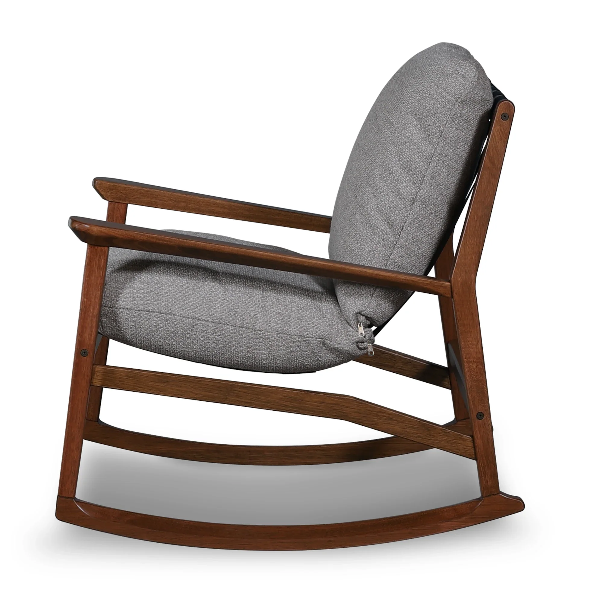 Mid Century Rocking Chair + Ottoman - Image 23