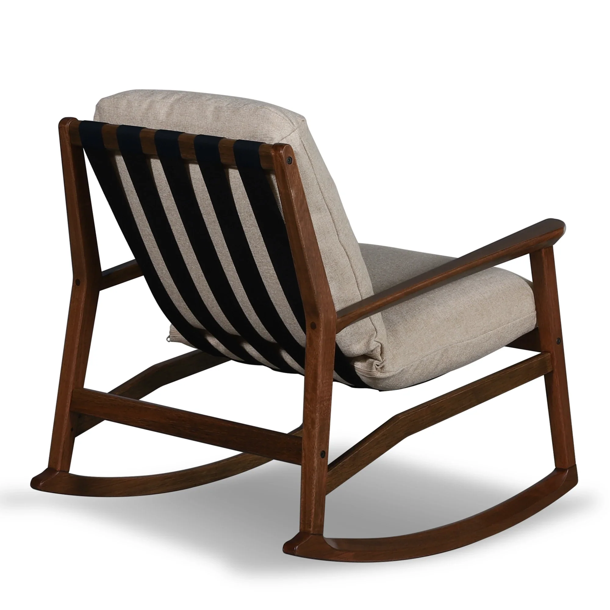 Mid Century Rocking Chair + Ottoman - Image 28