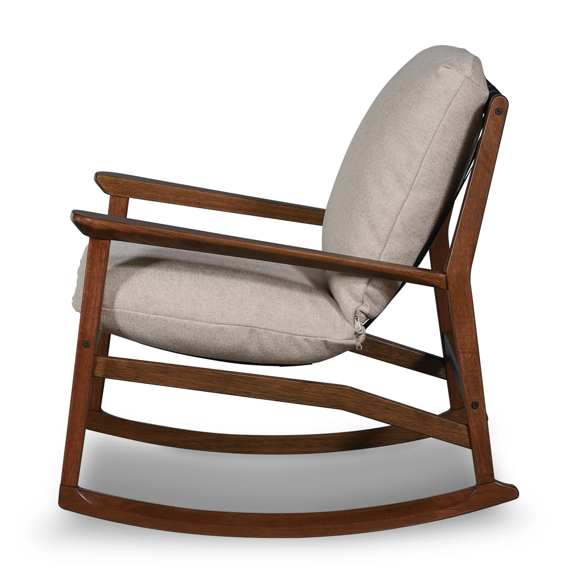 Mid Century Rocking Chair + Ottoman - Image 31