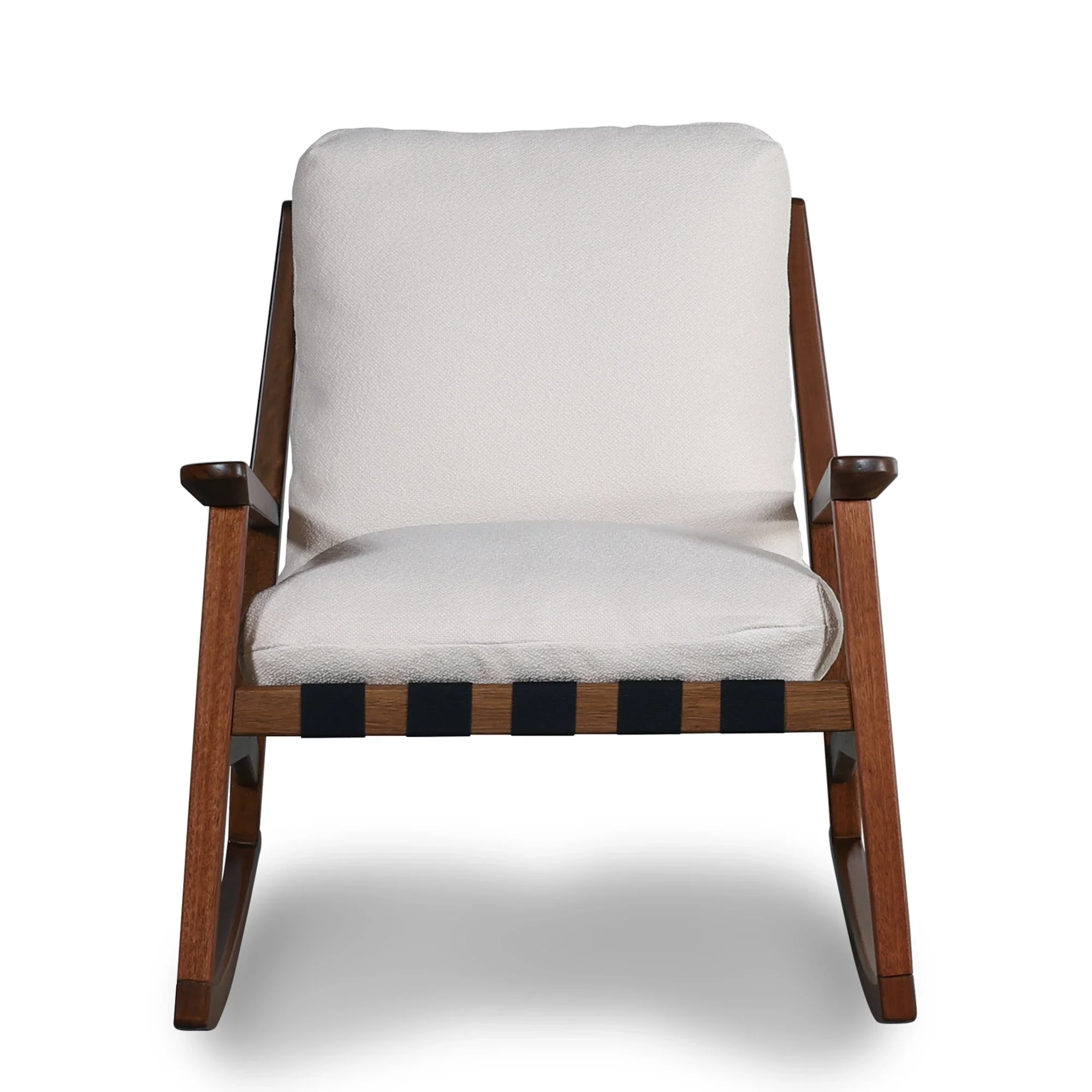 Mid Century Rocking Chair + Ottoman - Image 33