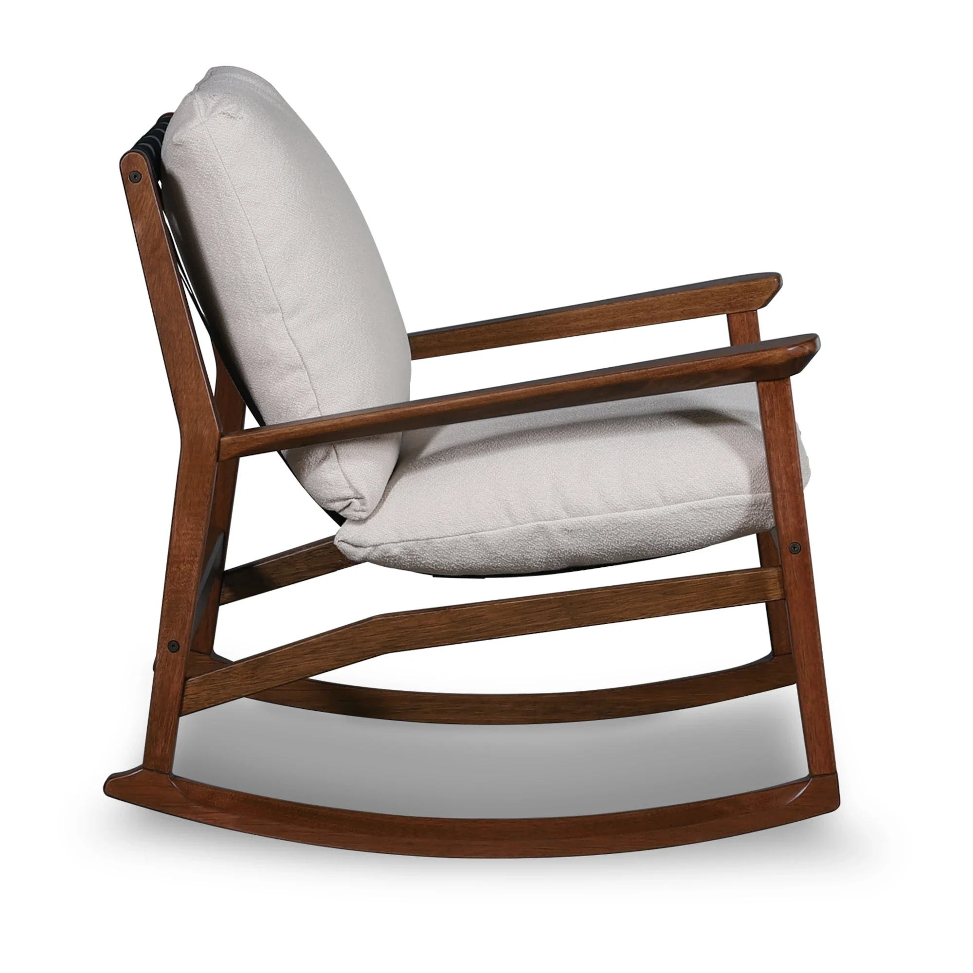 Mid Century Rocking Chair + Ottoman - Image 35