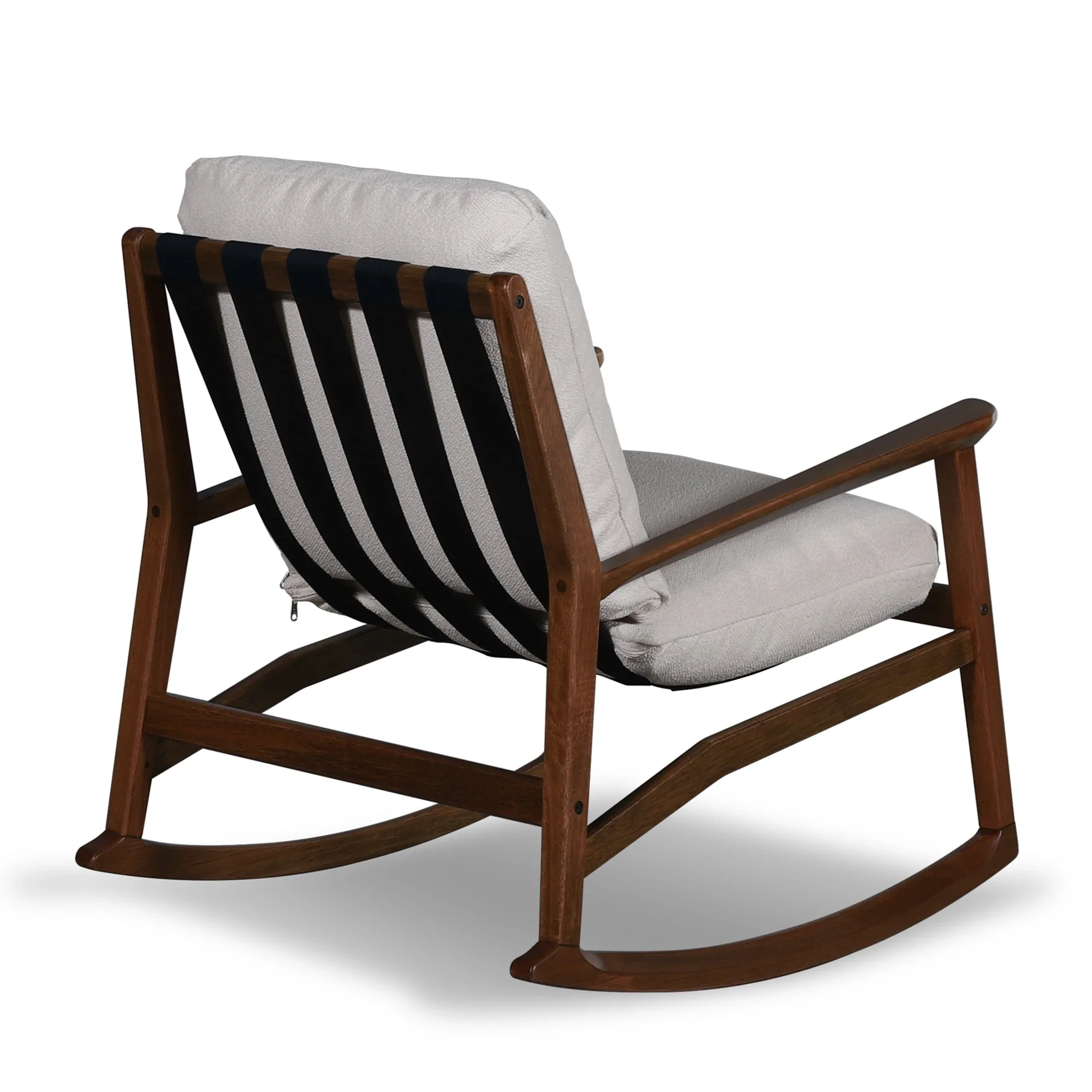 Mid Century Rocking Chair + Ottoman - Image 36