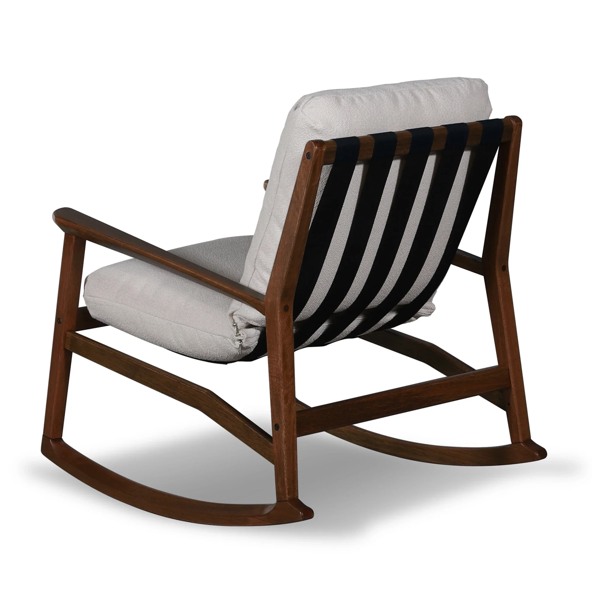 Mid Century Rocking Chair + Ottoman - Image 38