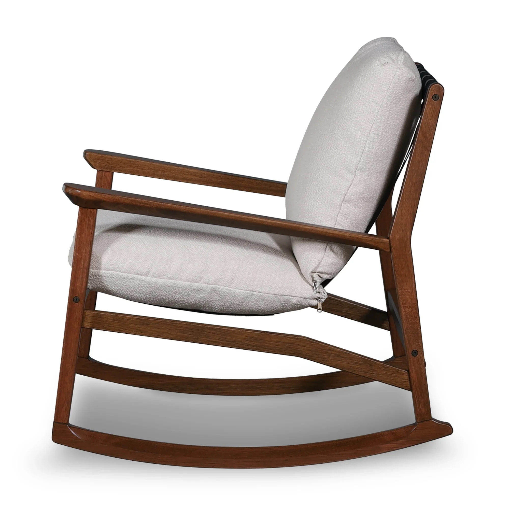 Mid Century Rocking Chair + Ottoman - Image 39