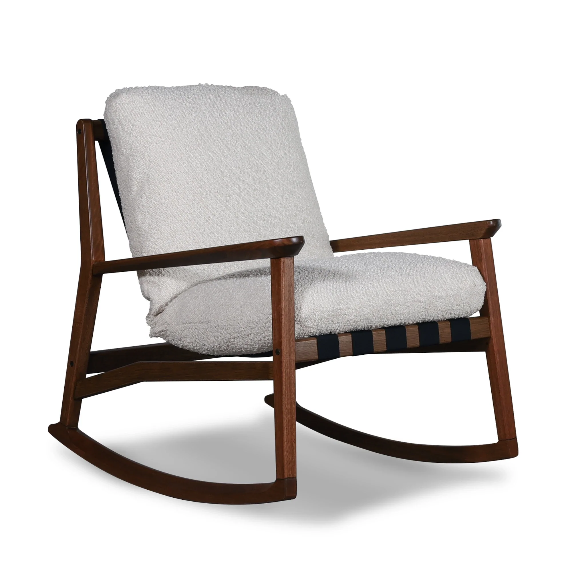 Mid Century Rocking Chair + Ottoman - Image 41