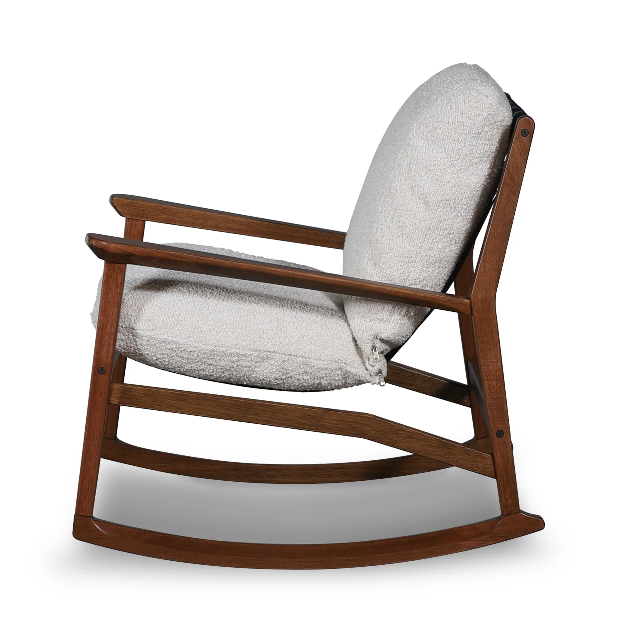 Mid Century Rocking Chair + Ottoman - Image 46