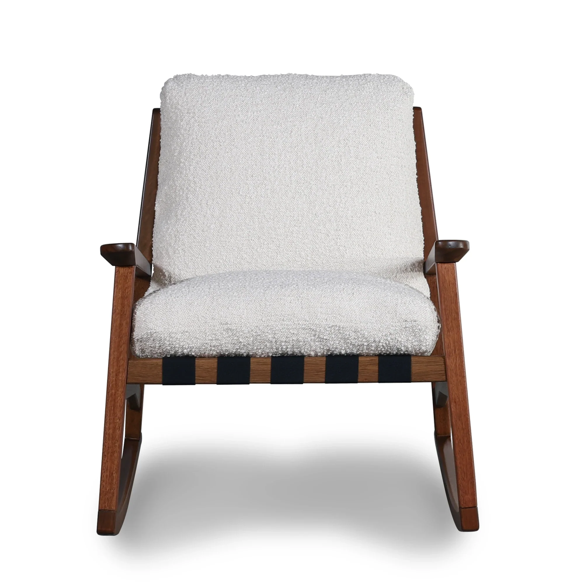 Mid Century Rocking Chair + Ottoman - Image 48