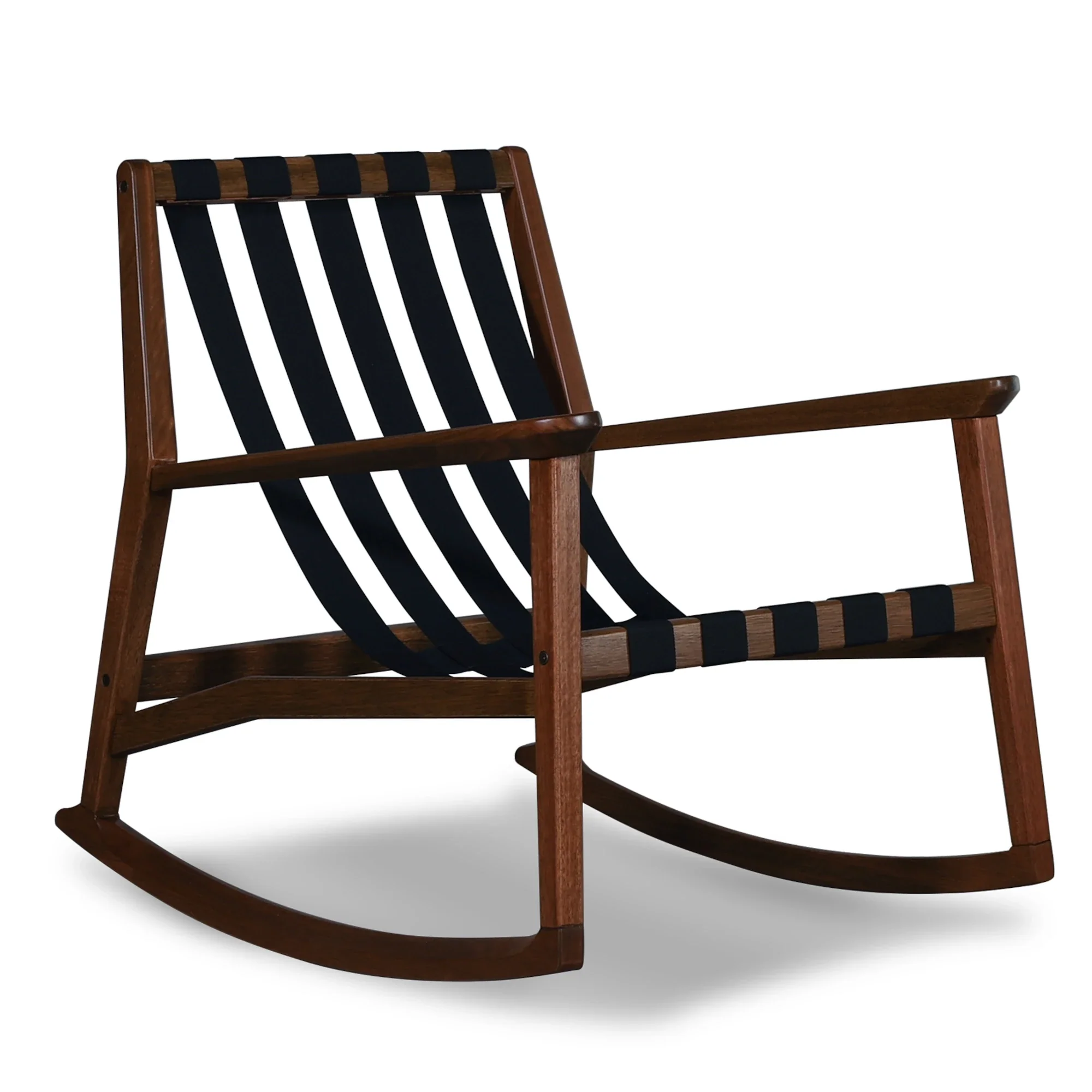 Mid Century Rocking Chair + Ottoman - Image 5