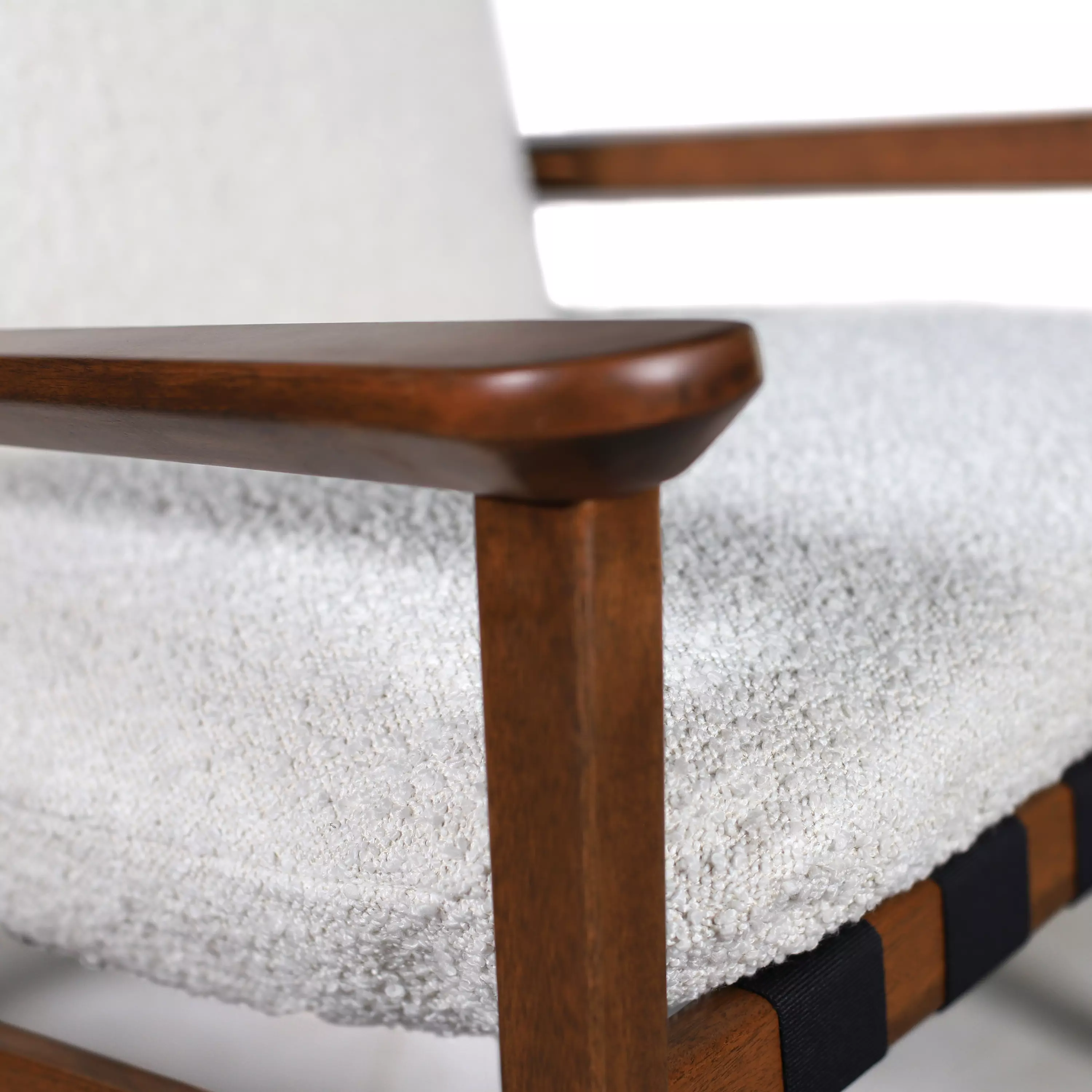 Mid Century Rocking Chair + Ottoman - Image 60